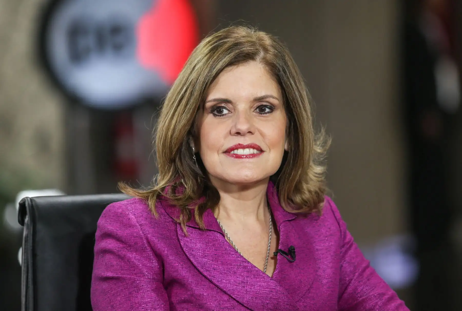 LIMA PERÚ, NOVIEMBRE 17. Declaraciones a la prensa de la segunda vicepresidenta de la República y presidenta de la Comisión de Alto Nivel APEC 2016, Mercedes Aráoz.Foto: ANDINA/Dante Zegarra