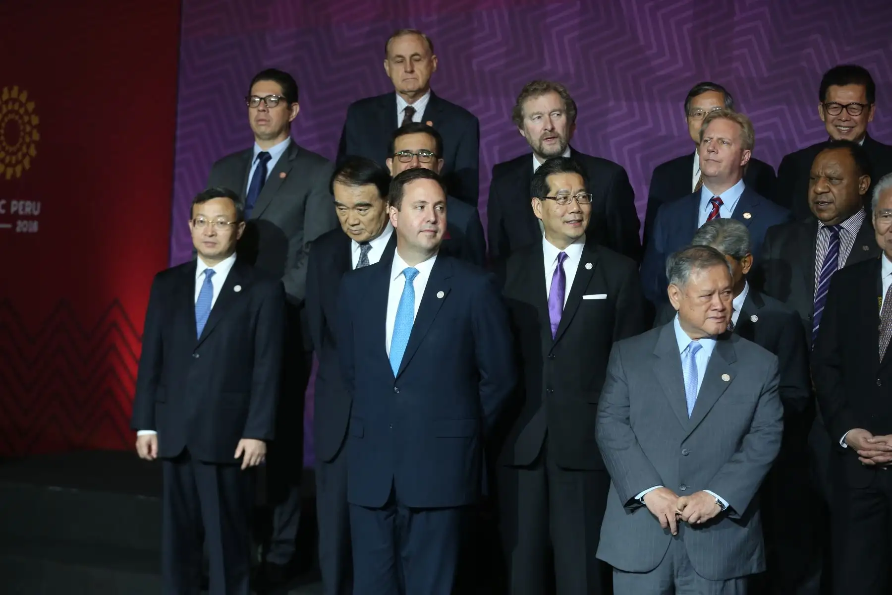 LIMA PERÚ, NOVIEMBRE 17. Fotografía Oficial de los ministros de relaciones exteriores APEC 2016.Foto: ANDINA/Vidal Tarqui