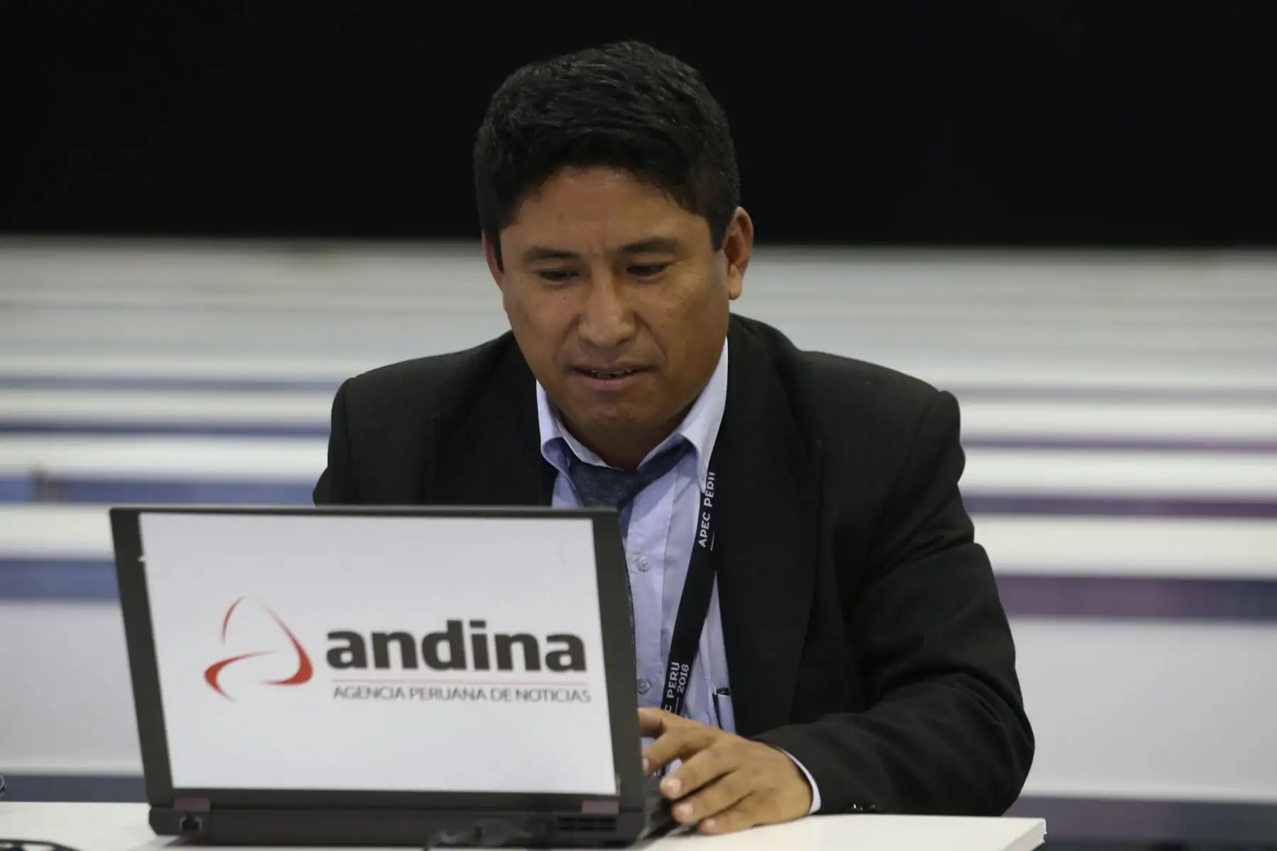 LIMA,PERÚ-NOVIEMBRE 17.Prensa nacional y extranjera en la Sala Perú en APEC 2016.Foto: ANDINA/archivo.