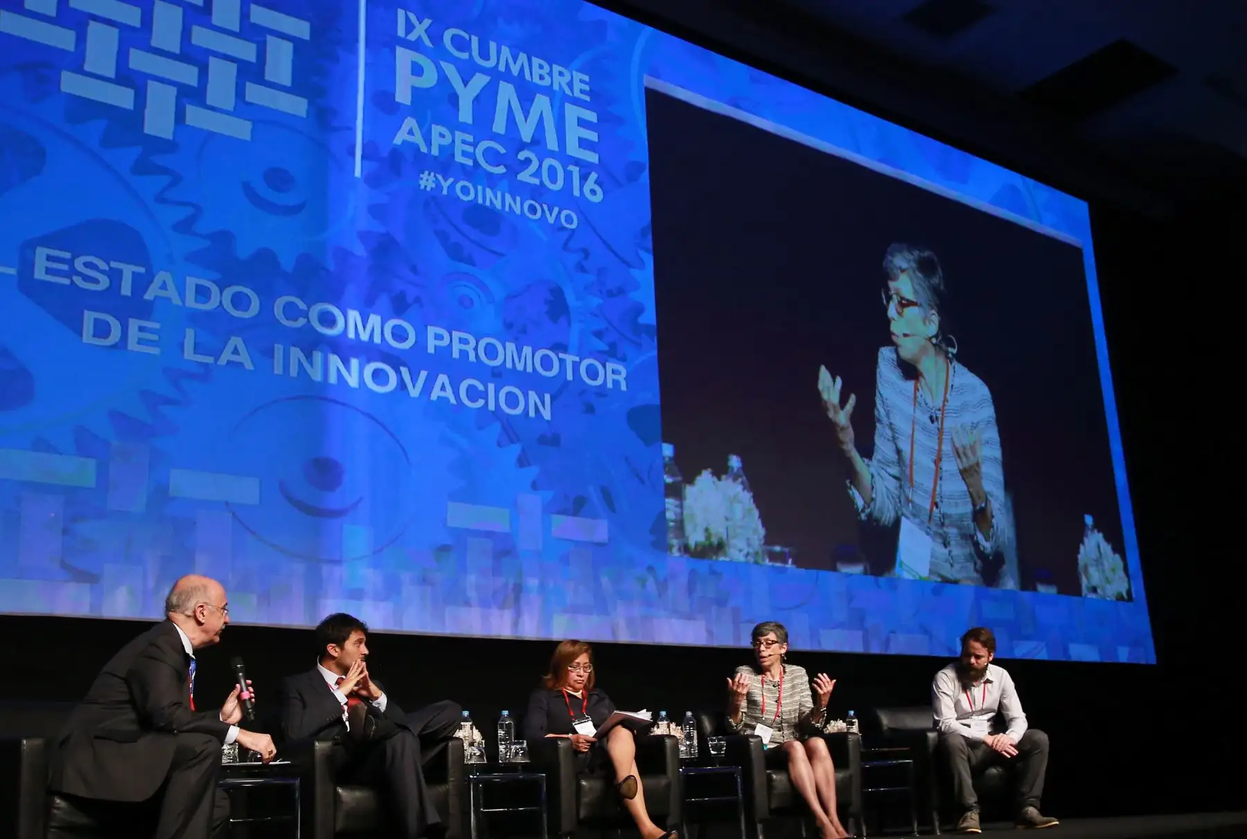 LIMA, PERÚ NOVIEMBRE 17. , Gisella Orjeda , Presidente de  CONCYTEC, expositor de la IX Cumbre PYME APEC 2016.