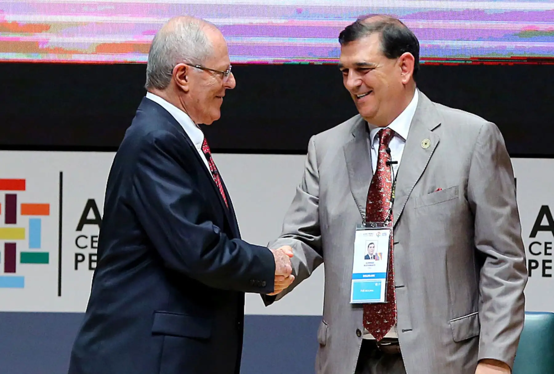 Presidente Kuczynski inaugura la sesión plenaria de la Cumbre Empresarial APEC CEO Summit. Foto: Prensa Presidencia