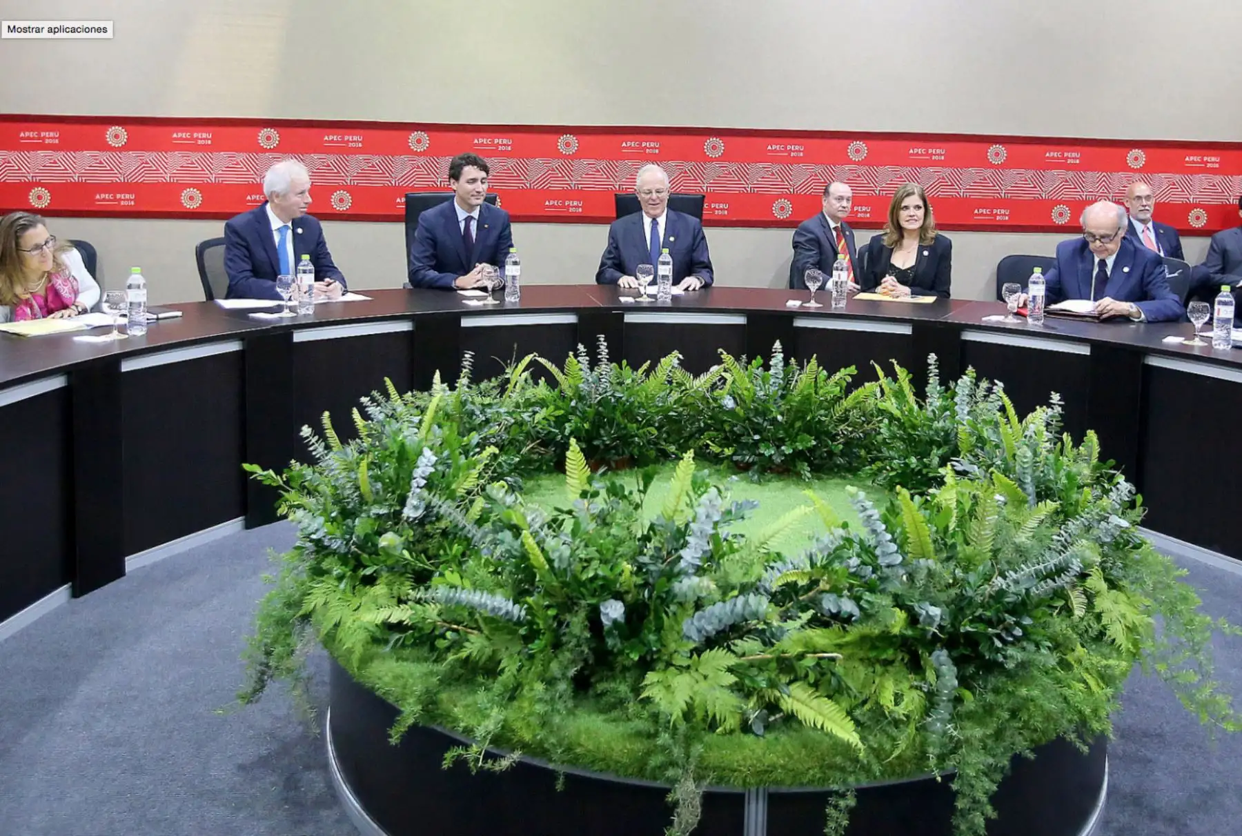 LIMA, PERÚ - NOVIEMBRE 1P. Encuentro bilateral del presidente Pedro Pablo Kuczynski con el Primer Ministro de Canadá, Justin Trudeau.

Foto:ANDINA / Presidencia.