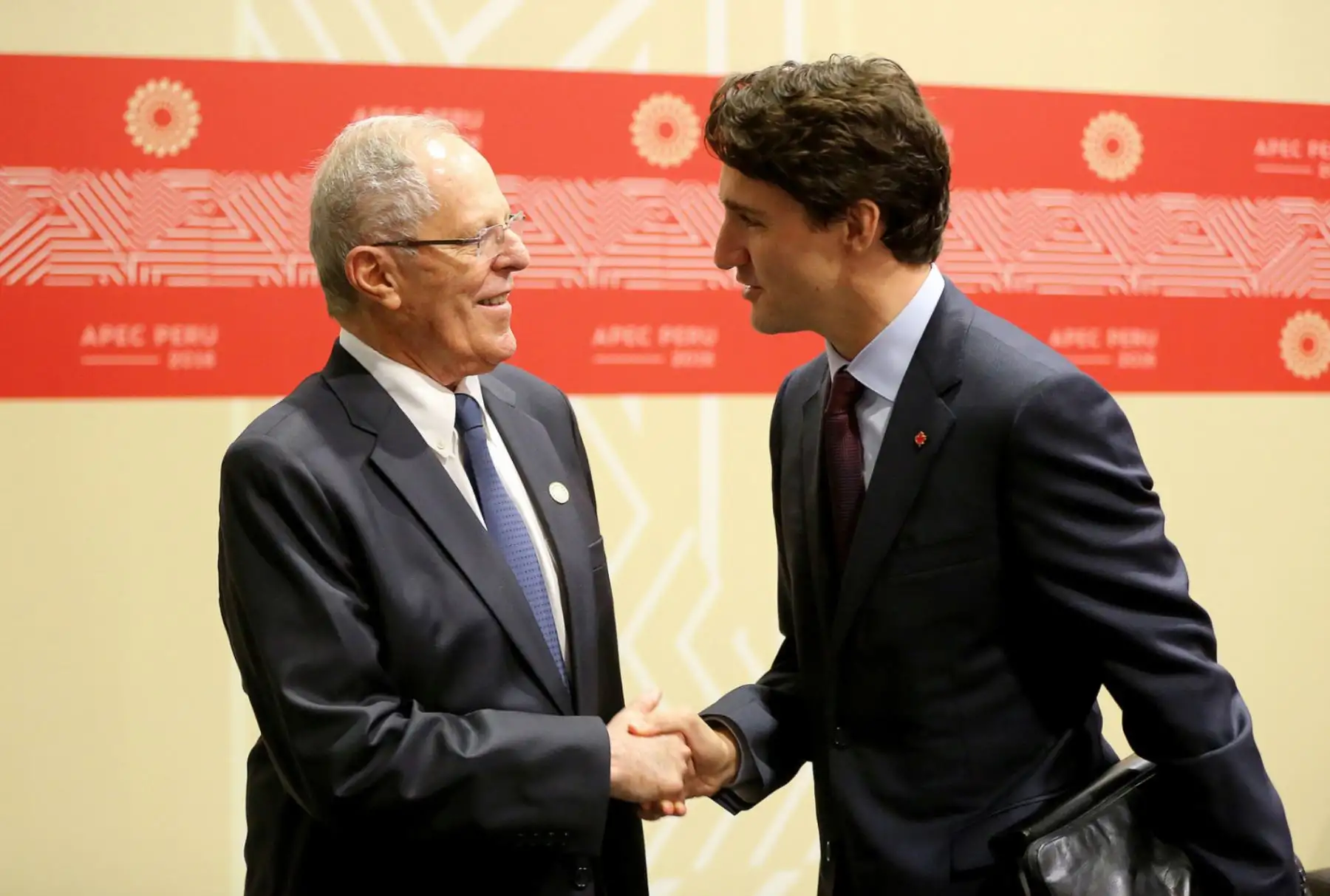 LIMA, PERÚ - NOVIEMBRE 1P. Encuentro bilateral del presidente Pedro Pablo Kuczynski con el Primer Ministro de Canadá, Justin Trudeau.

Foto:ANDINA / Presidencia.