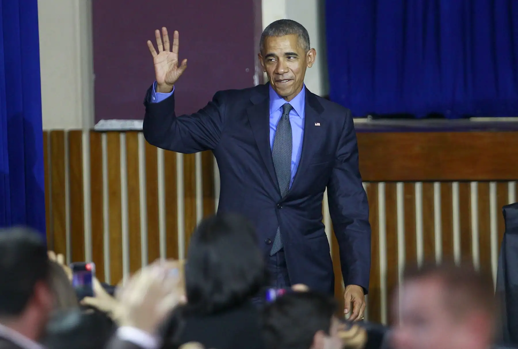 LIMA PERÚ, NOVIEMBRE 19. El presidente de Estados Unidos, Barack Obama, exhortó hoy a los jóvenes de las Américas a seguir trabajando. Foto: ANDINA/ Jhony Laurente