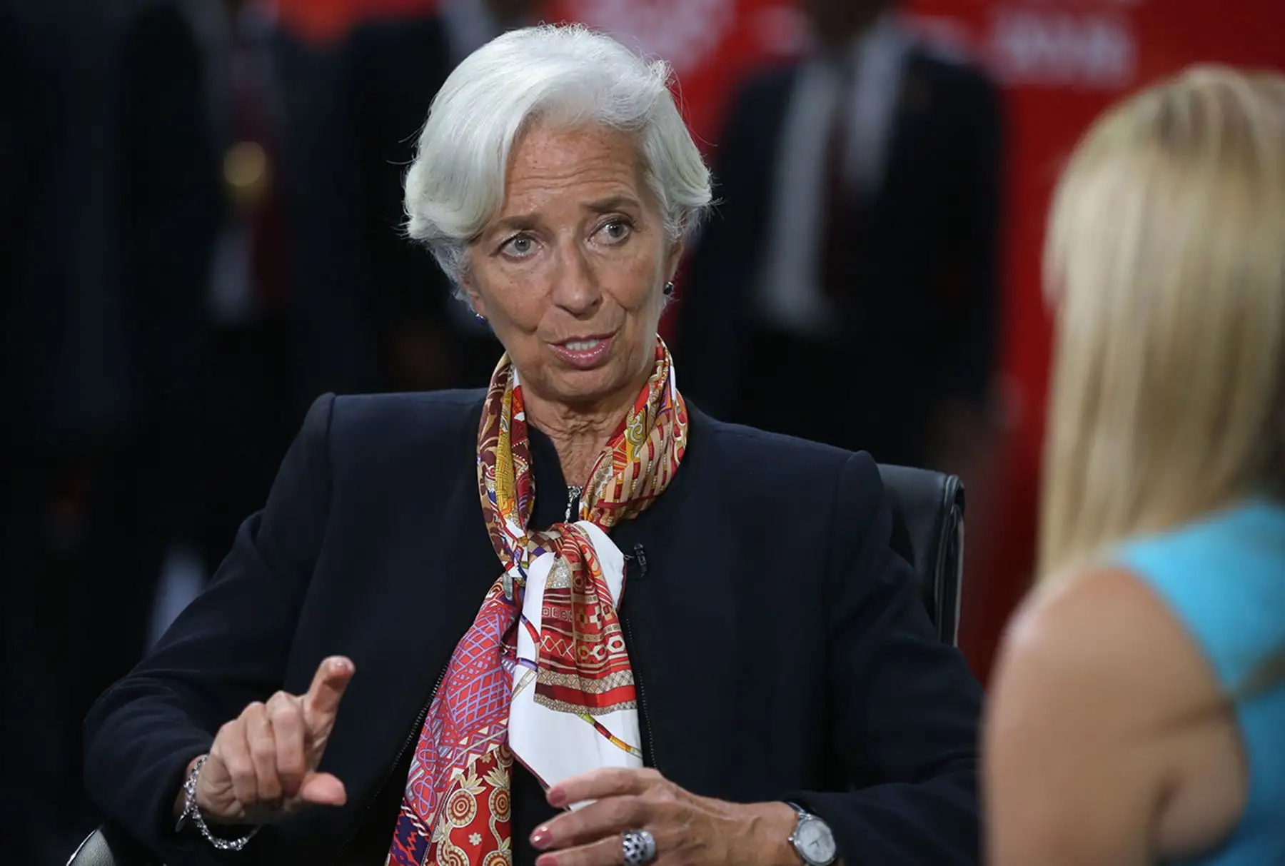 LIMA,PERÚ-NOVIEMBRE 20. La directora gerente del Fondo Monetario Internacional (FMI) Christine Lagarde, aseguró hoy que siempre es optimista con la economía peruana. Foto: ANDINA/ Vidal Tarqui