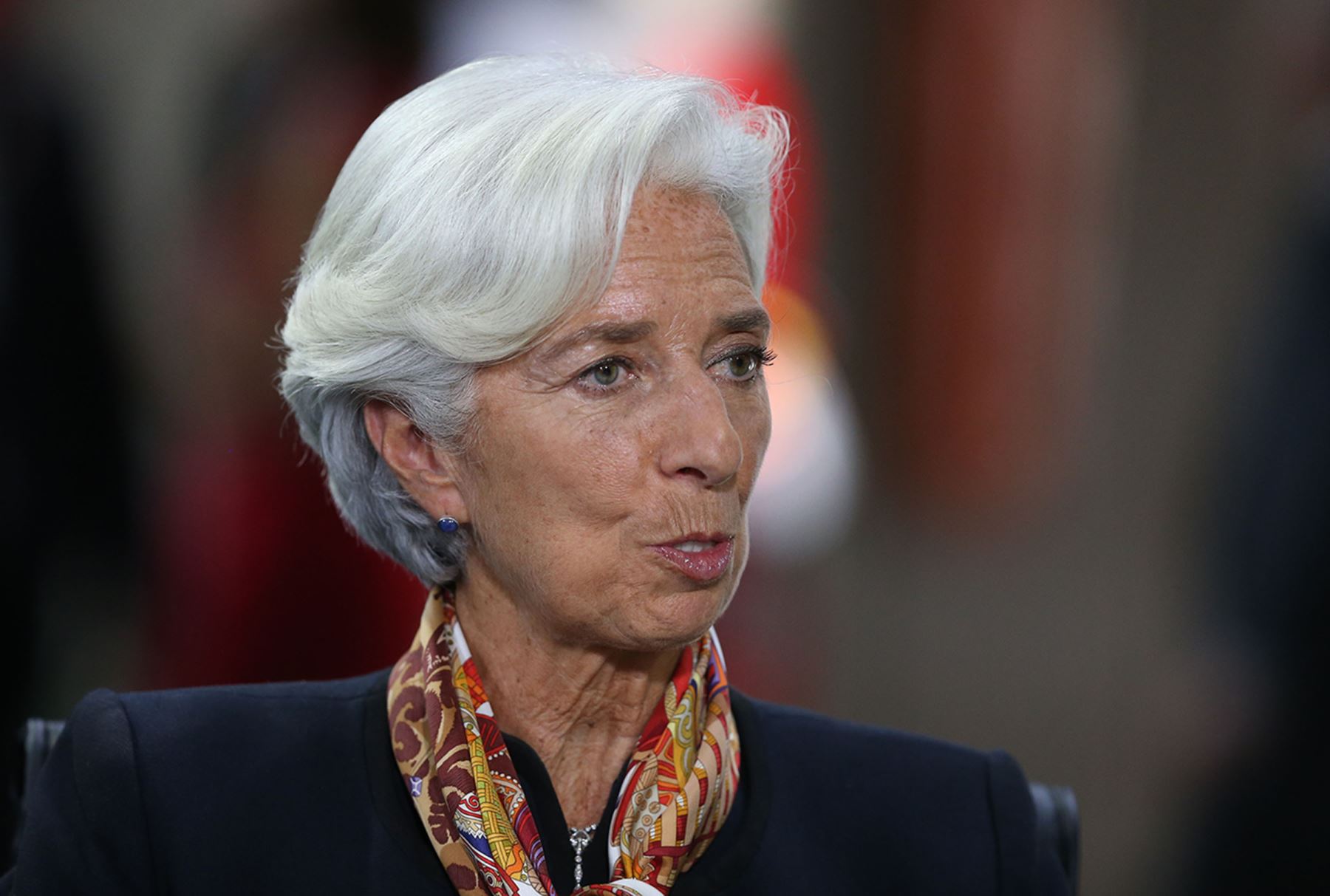 Directora gerente del FMI, Christine Lagarde. ANDINA/Vidal Tarqui