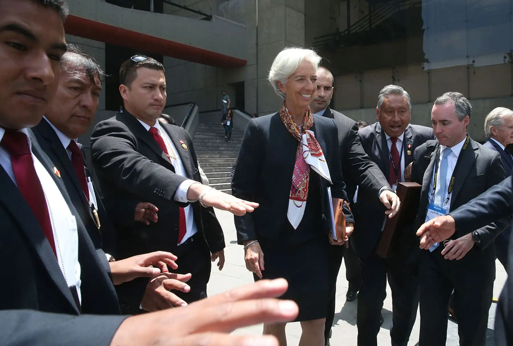 LIMA,PERÚ-NOVIEMBRE 20. La directora gerente del Fondo Monetario Internacional (FMI) Christine Lagarde.Foto: ANDINA/ Vidal Tarqui