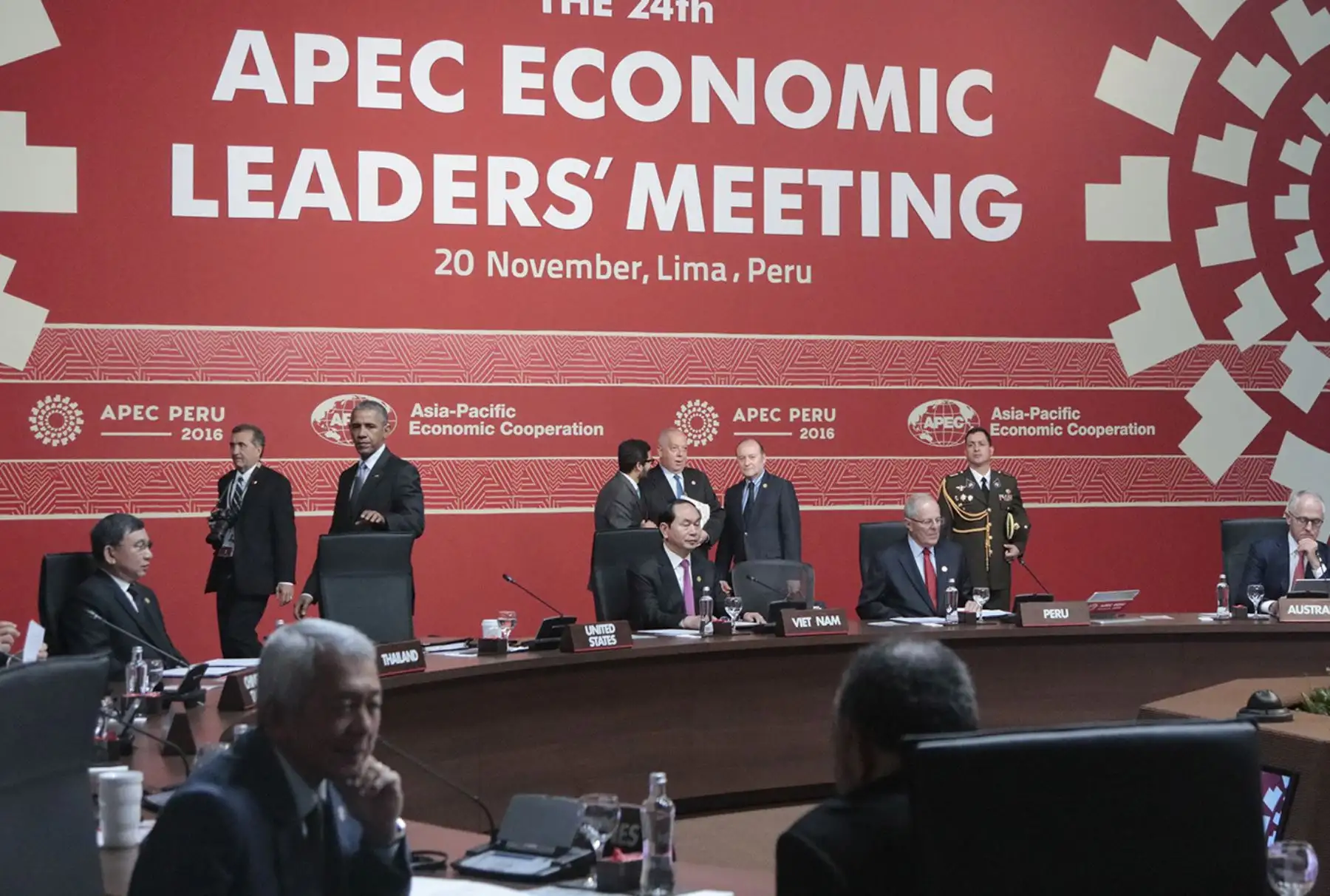 LIMA,PERÚ-NOVIEMBRE 20.Reunión de líderes del APEC en cumbre 2016 en Lima.Foto:ANDINA/Carlos Lezama