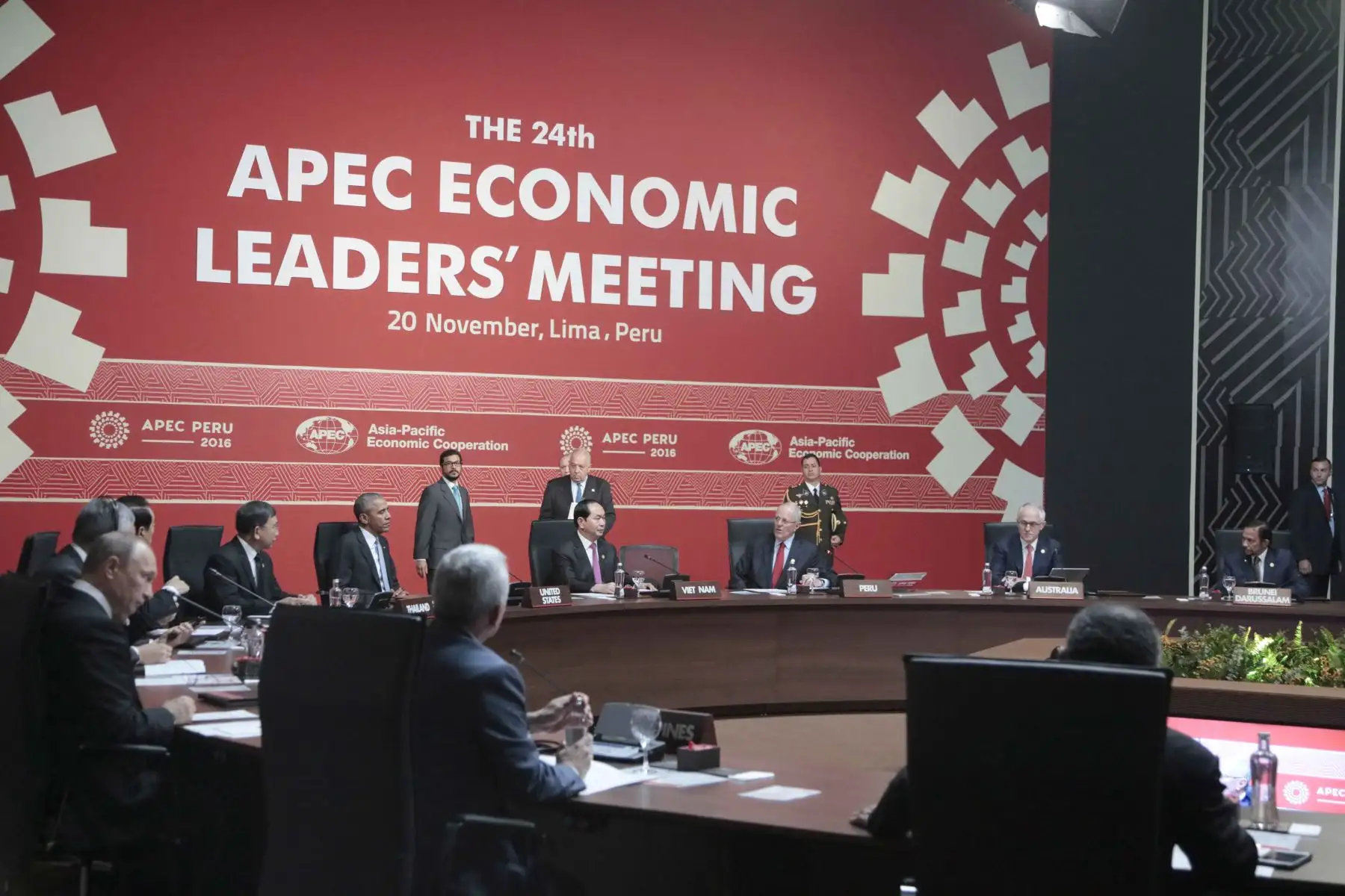 LIMA,PERÚ-NOVIEMBRE 20.Reunión de líderes del APEC en cumbre 2016 en Lima.Foto:ANDINA/Carlos Lezama