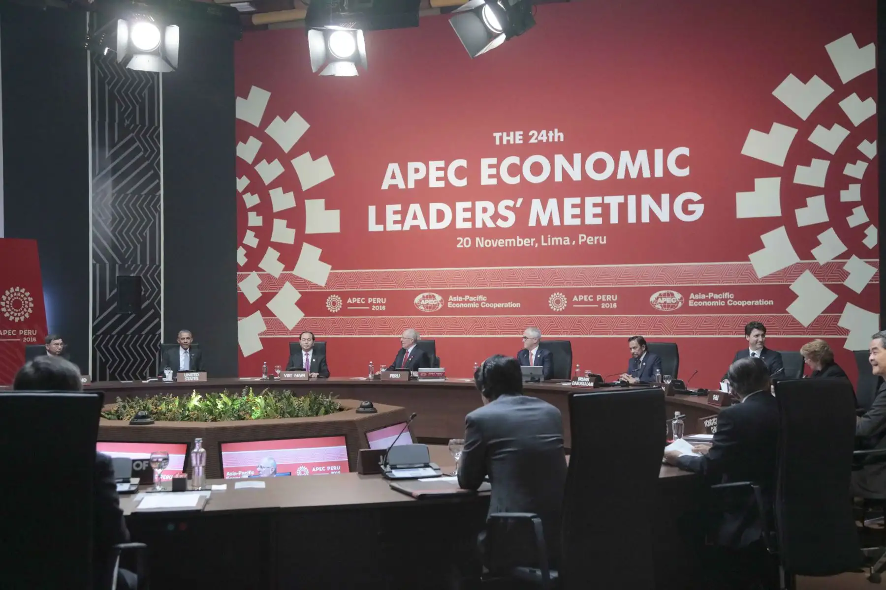 LIMA,PERÚ-NOVIEMBRE 20.Reunión de líderes del APEC en cumbre 2016 en Lima.Foto:ANDINA/Carlos Lezama