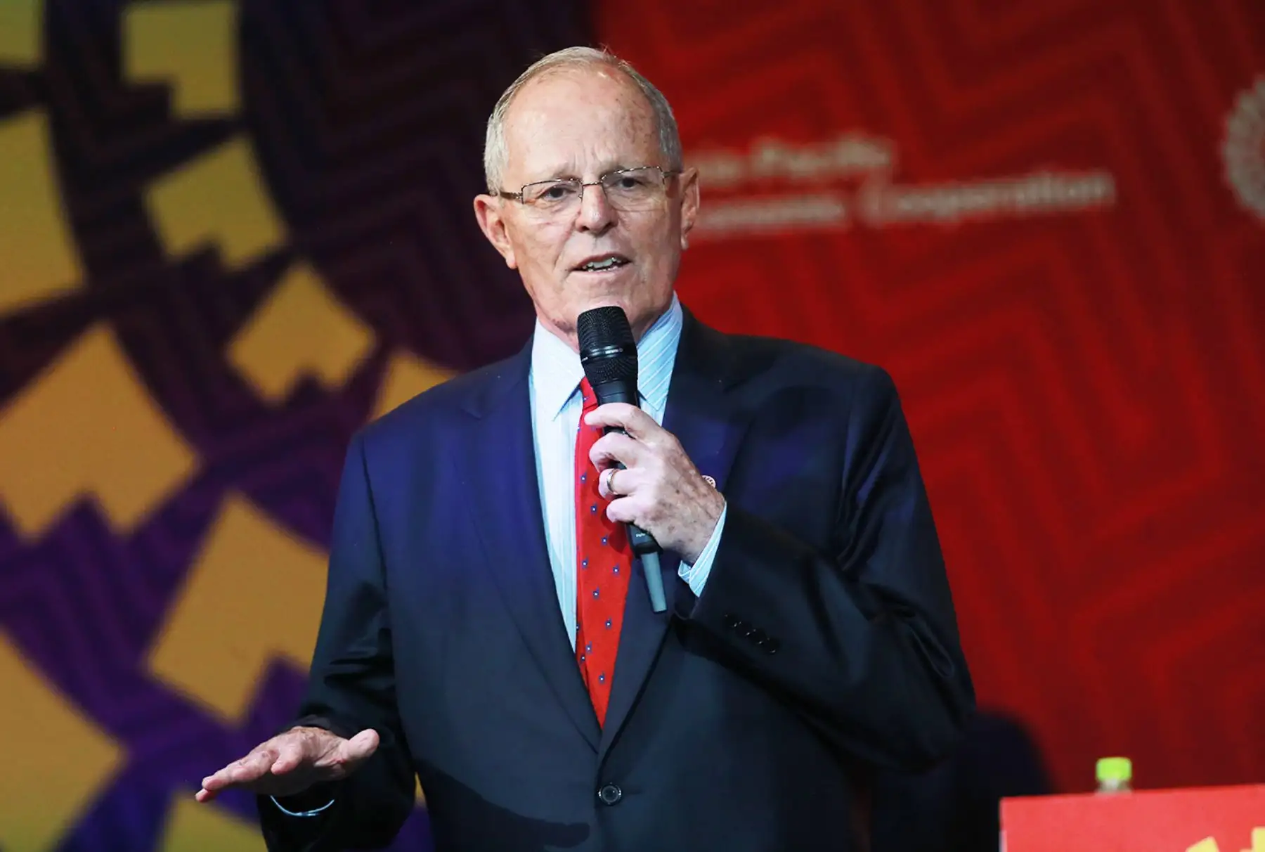 LIMA,PERU-NOVIEMBRE 20.  Presidente Pedro Pablo Kuczynski, presenta la 24º Declaración de Líderes APEC 2016, en el Centro de Convenciones de Lima. Foto: ANDINA/Jhony Laurente