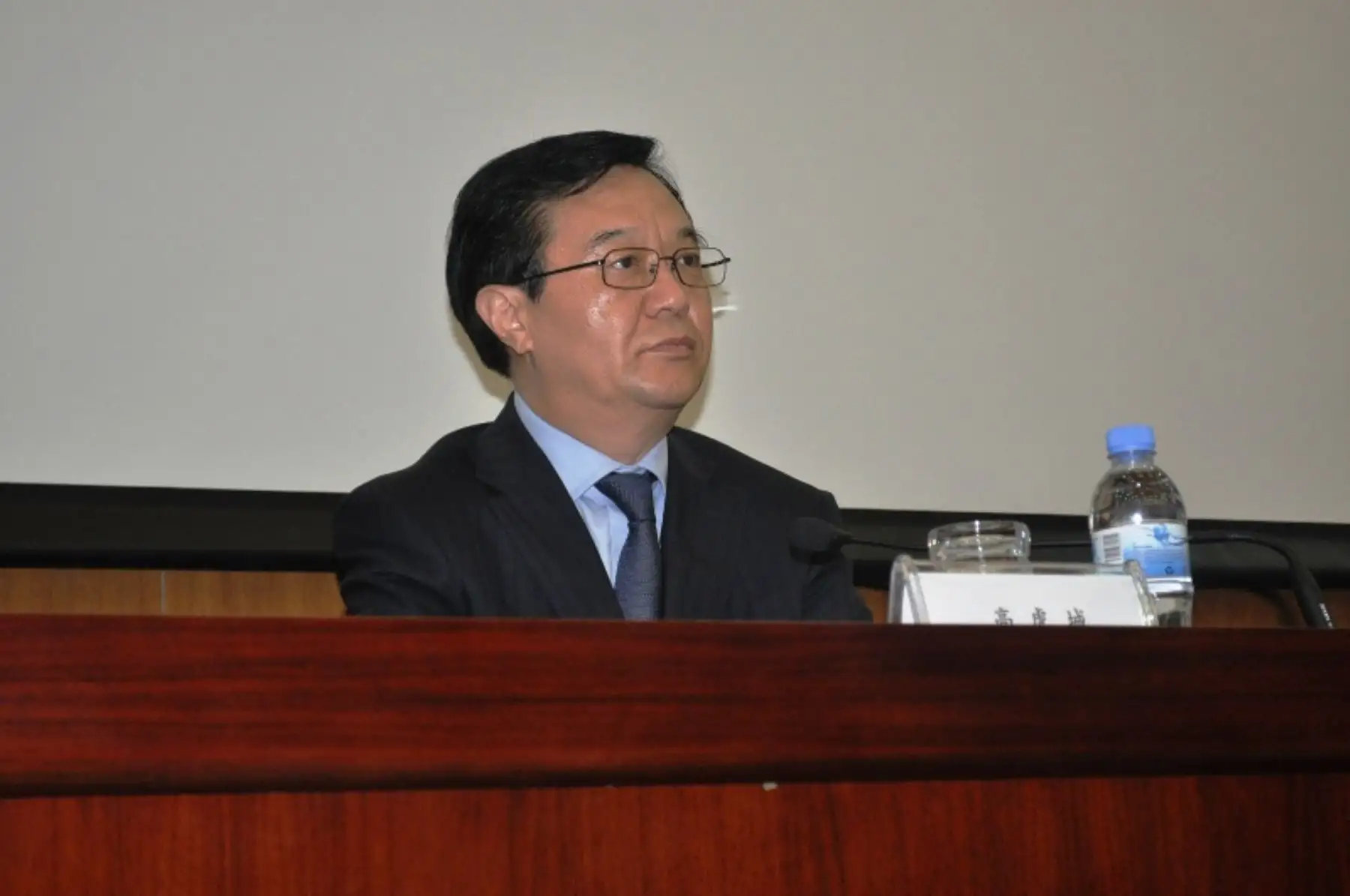 Ministro de Comercio Exterior de China Gao Hucheng.