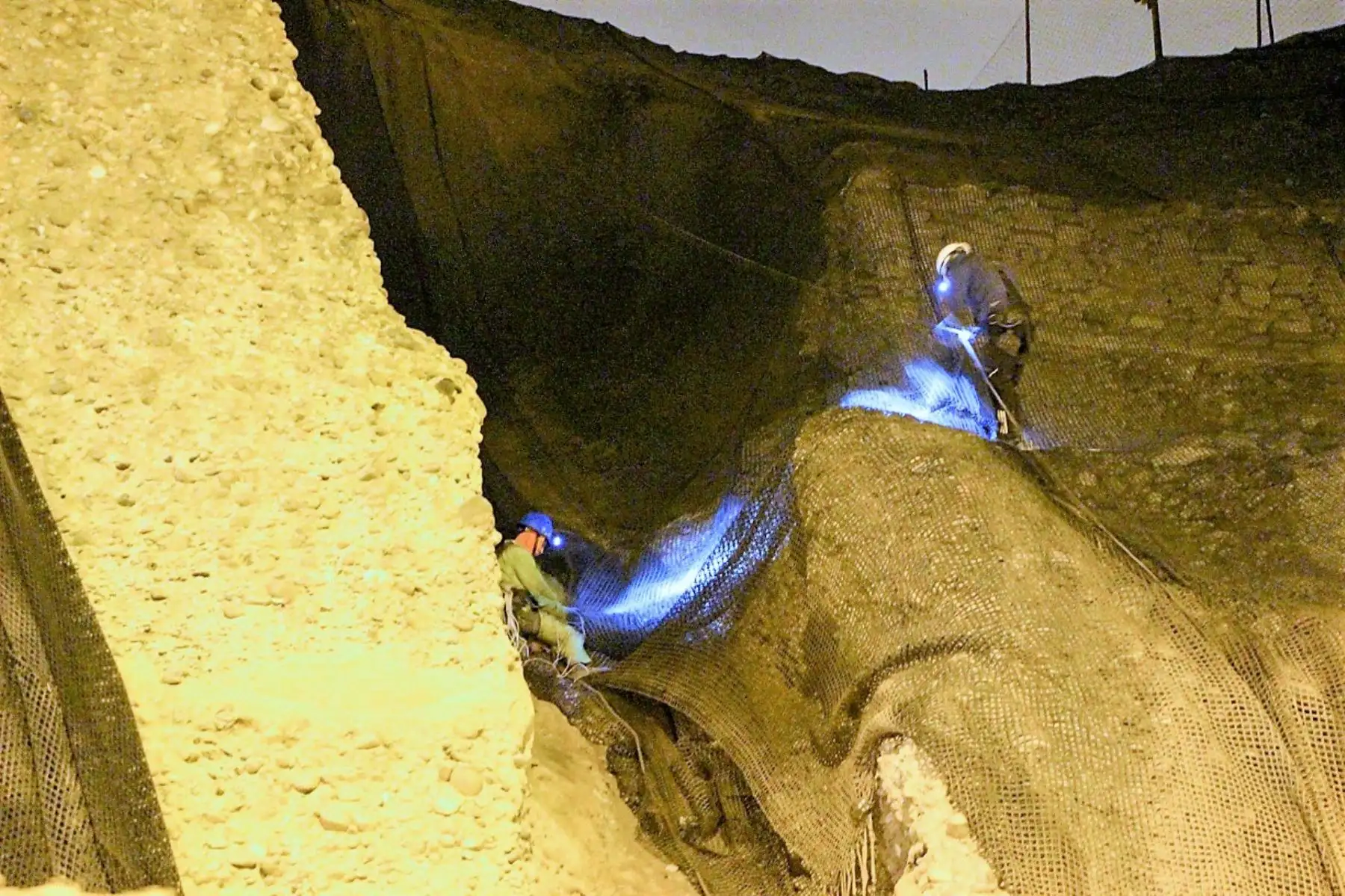 Reemplazan 300 m2 de geomallas malogradas por aniego en Costa Verde. Foto: ANDINA/Difusión.