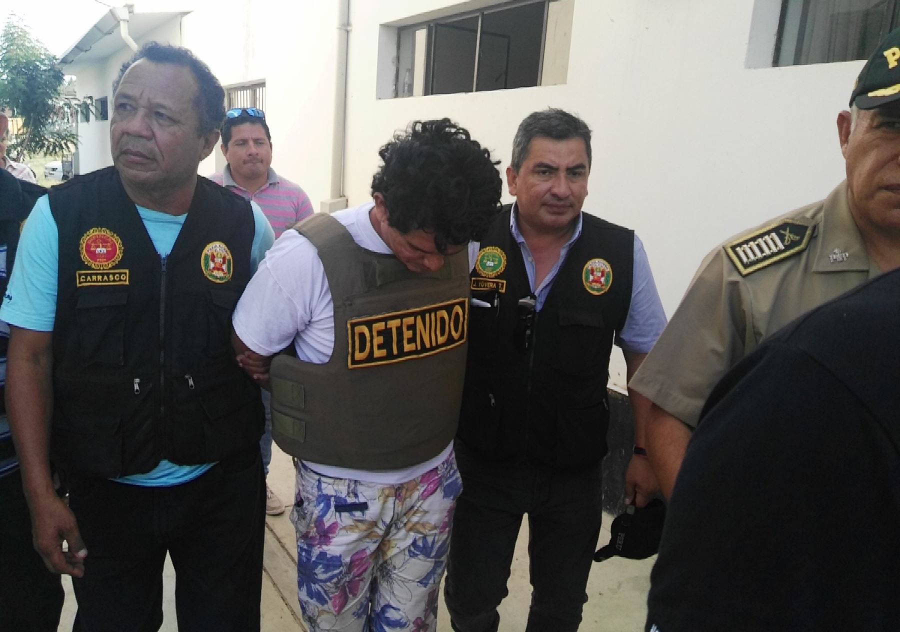 Internan a agresor Carlos Feijoo en penal de Puerto Pizarro en Tumbes.Foto:  ANDINA.