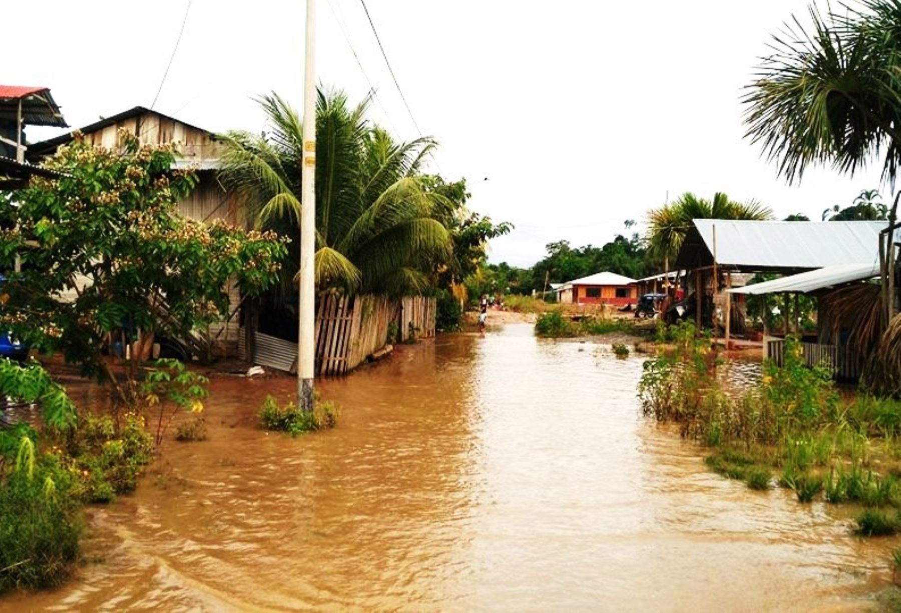 distritos de Yanahuanca,en la provincia de Daniel Alcides Carrión,región Pasco, acumuló 19 milímetros de lluvia. ANDINA