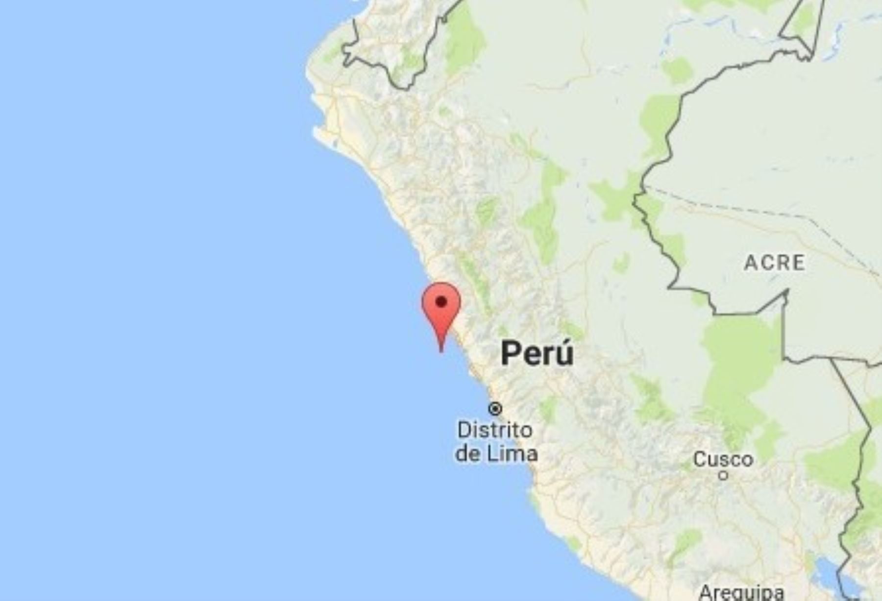 Un sismo de magnitud 4.4 remeció esta tarde la provincia de Barranca, la más septentrional de la costa norte de la región Lima, informó el Instituto Geofísico del Perú (IGP). ANDINA/Difusión