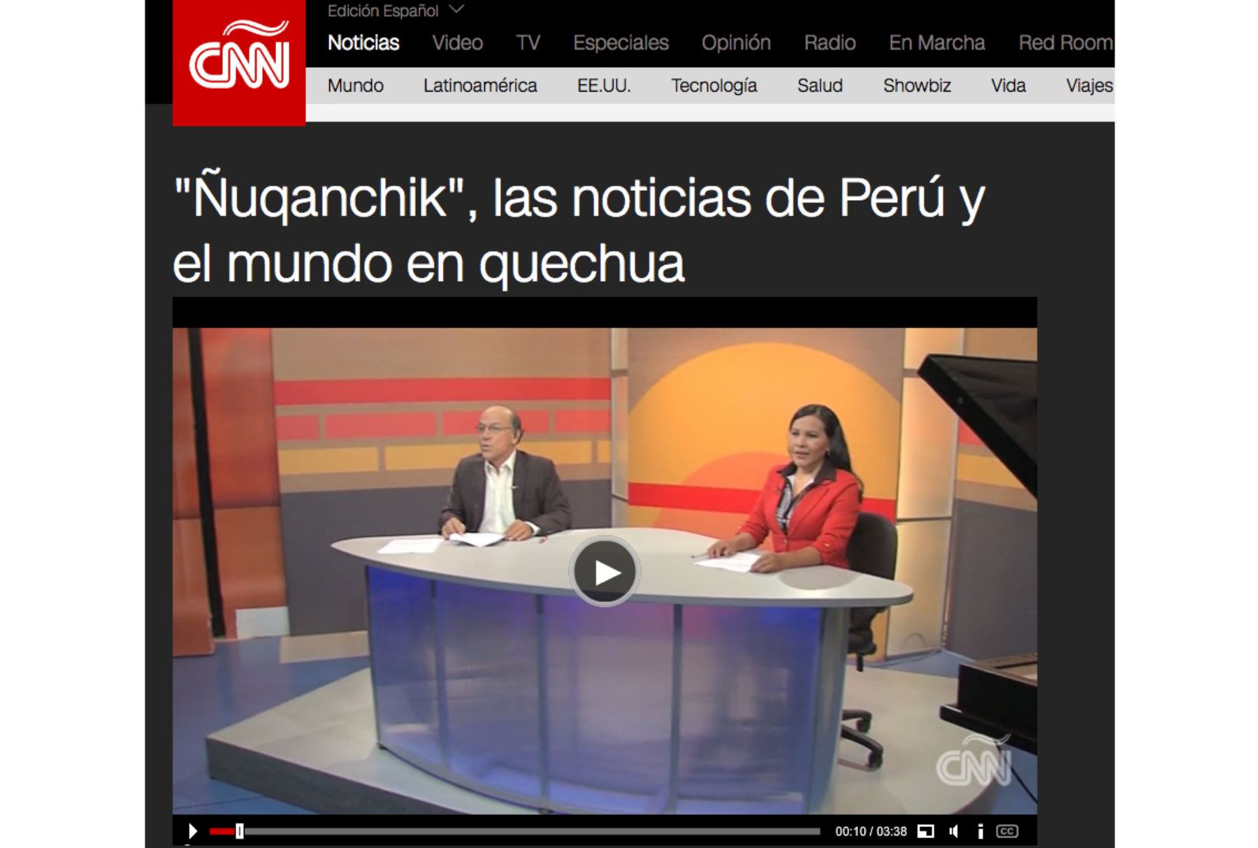 "Ñuqanchik", las noticias de Perú y el mundo en quechua