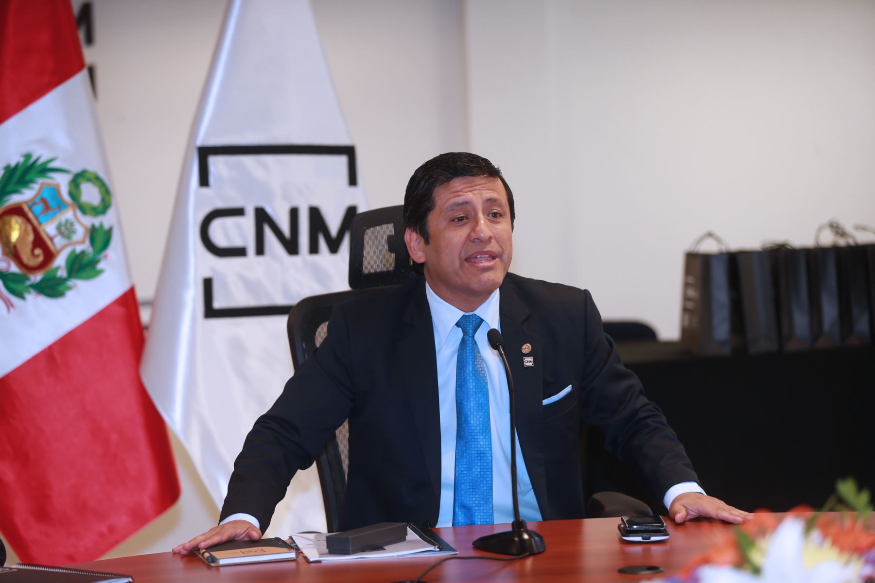 Guido Águila, presidente del CNM. Foto: ANDINA/Archivo.