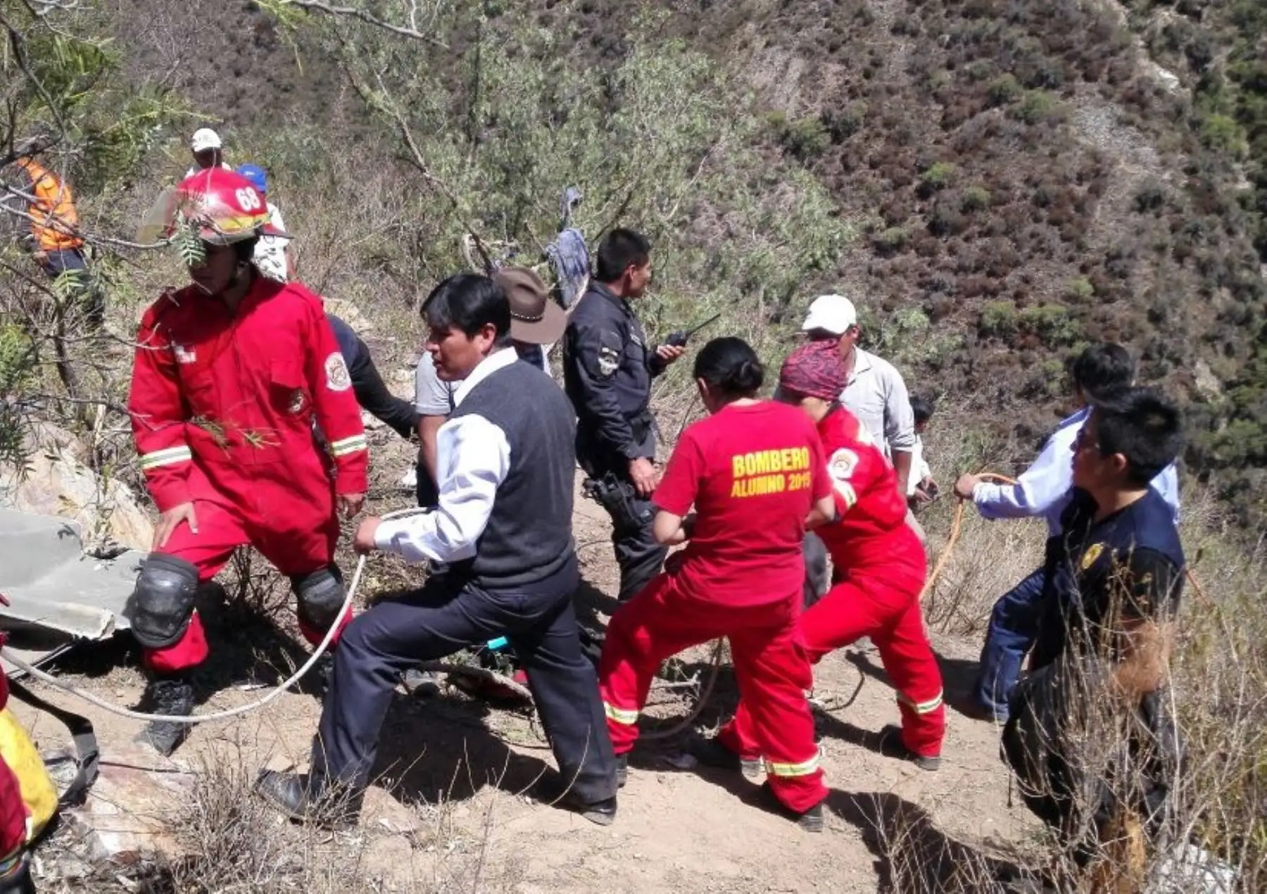 Varios menores de la categoría sub-14 murieron en accidente registrado en la carretera Rodríguez de Mendoza-Chachapoyas. Archivo