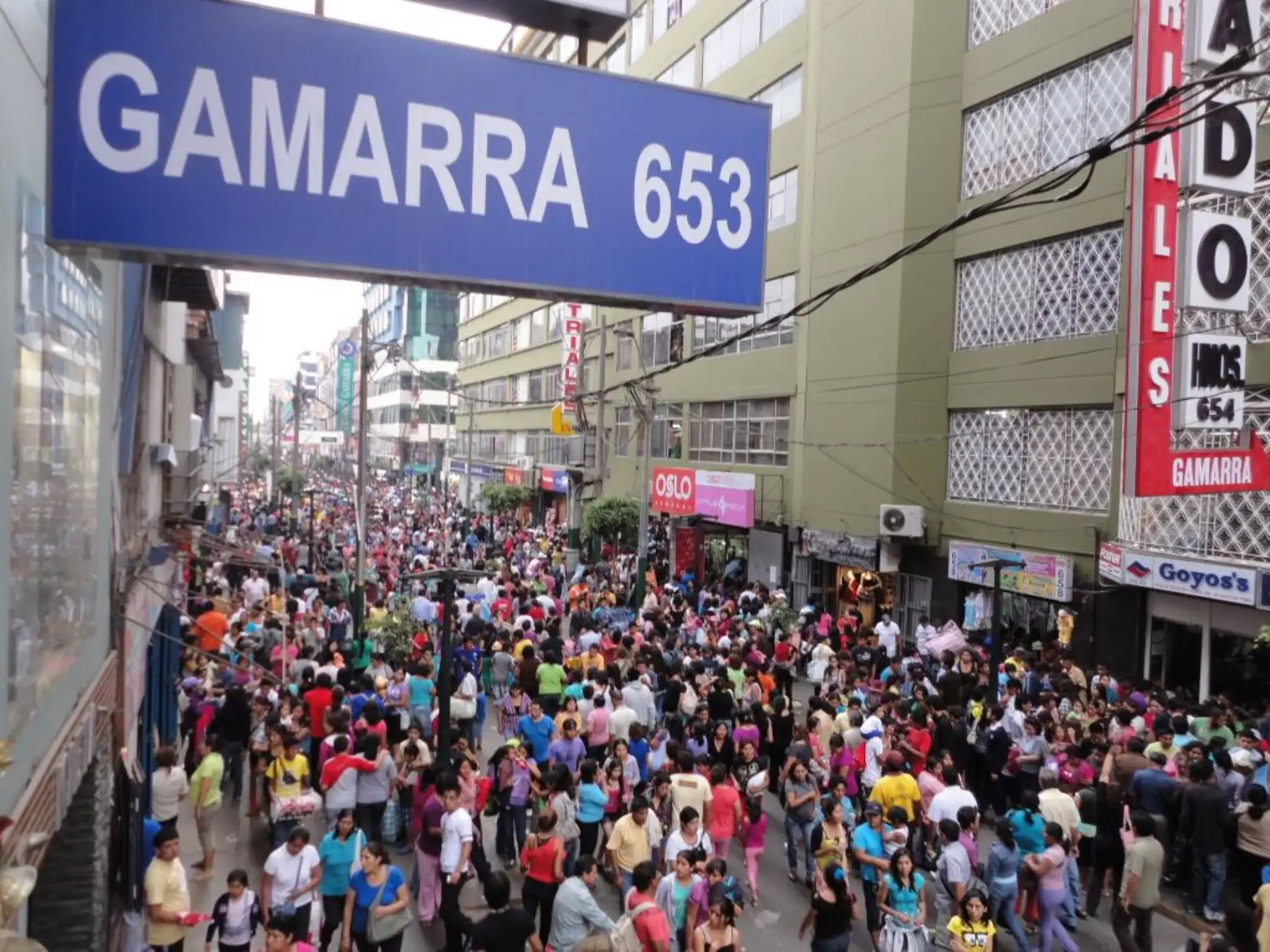 Emporio comercial textil de Gamarra. ANDINA