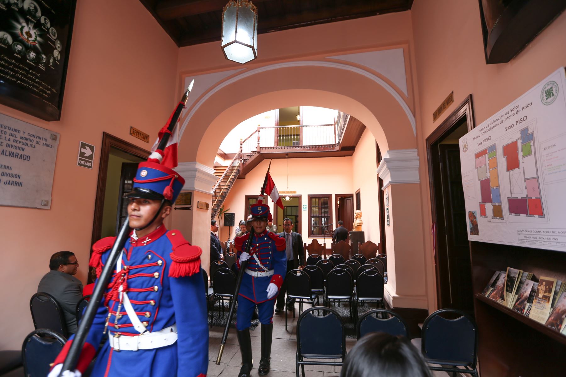 ANDINA/Dante Zegarra El Museo de los Combatientes del Morro de Arica reabrió sus puertas hoy.
