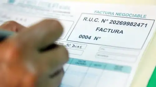 Factura comercial. Difusión