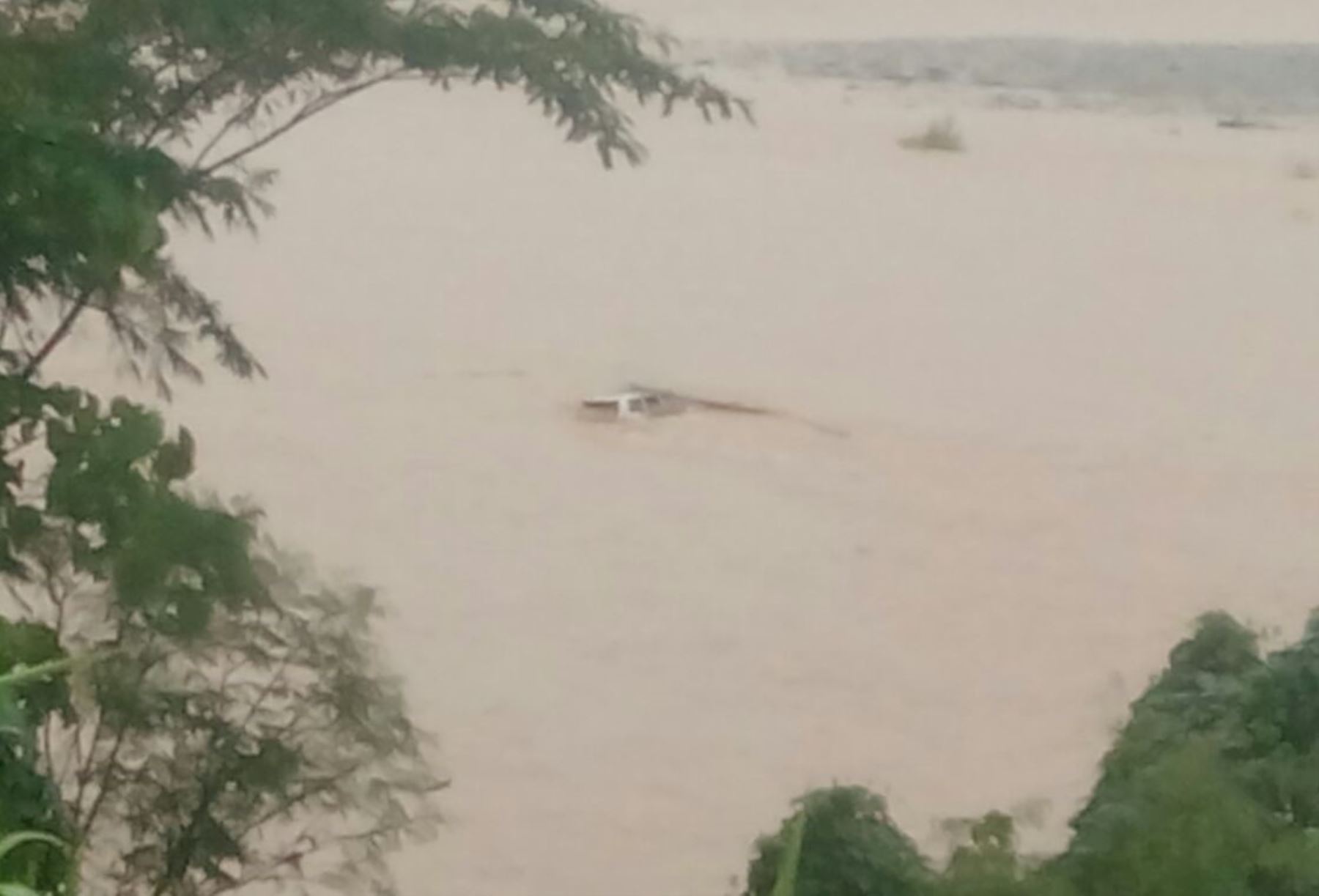 Río Perené incrementa su caudal y eso podría originar inundaciones. ANDINA