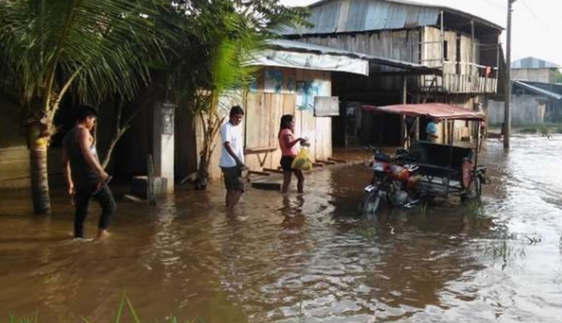 Lluvia extrema en San Martín. ANDINA/Difusión