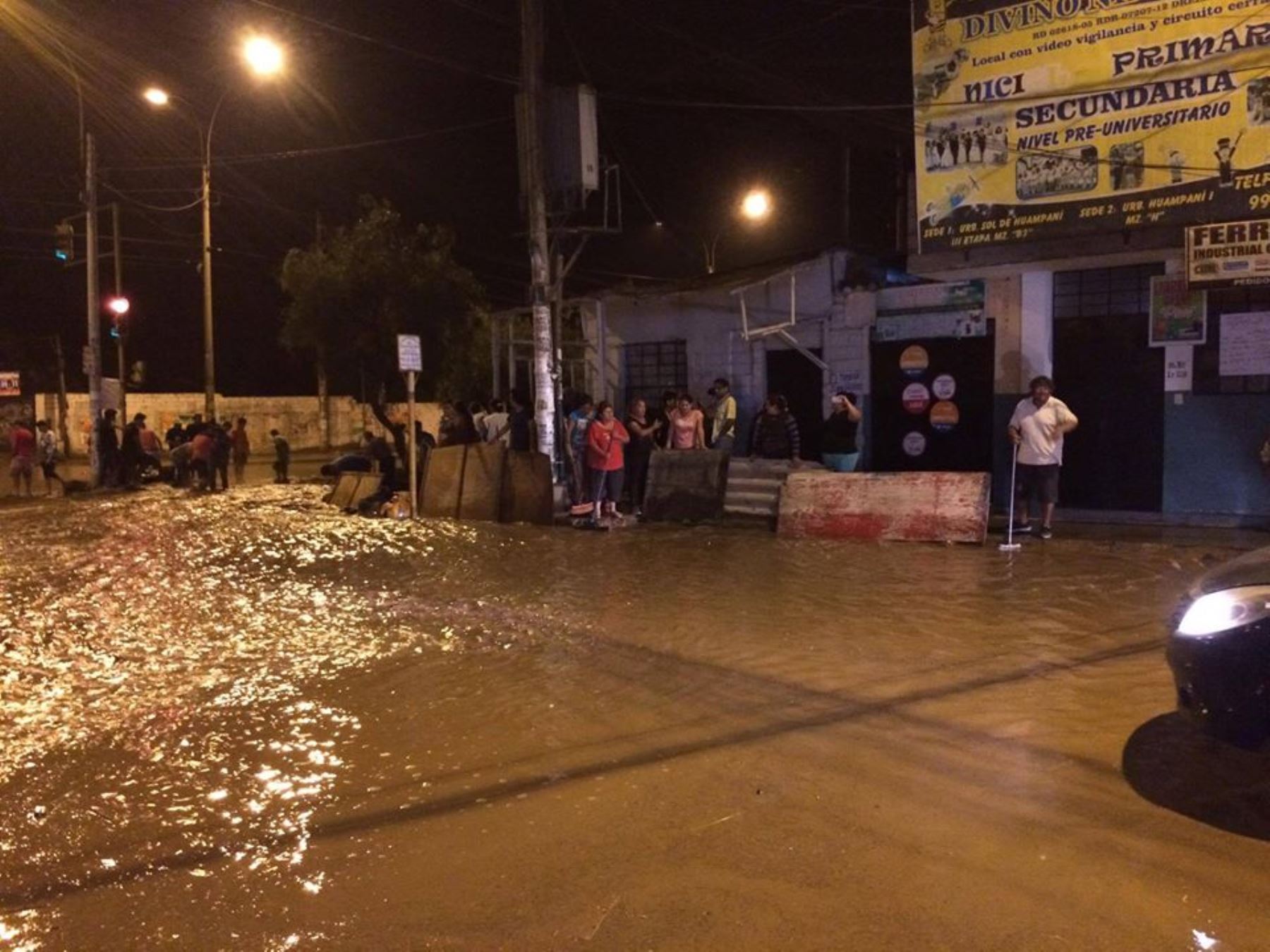 Zona afectada por lluvias y huaico en Santa Eulalia. Foto: Estefanía Hormaza.