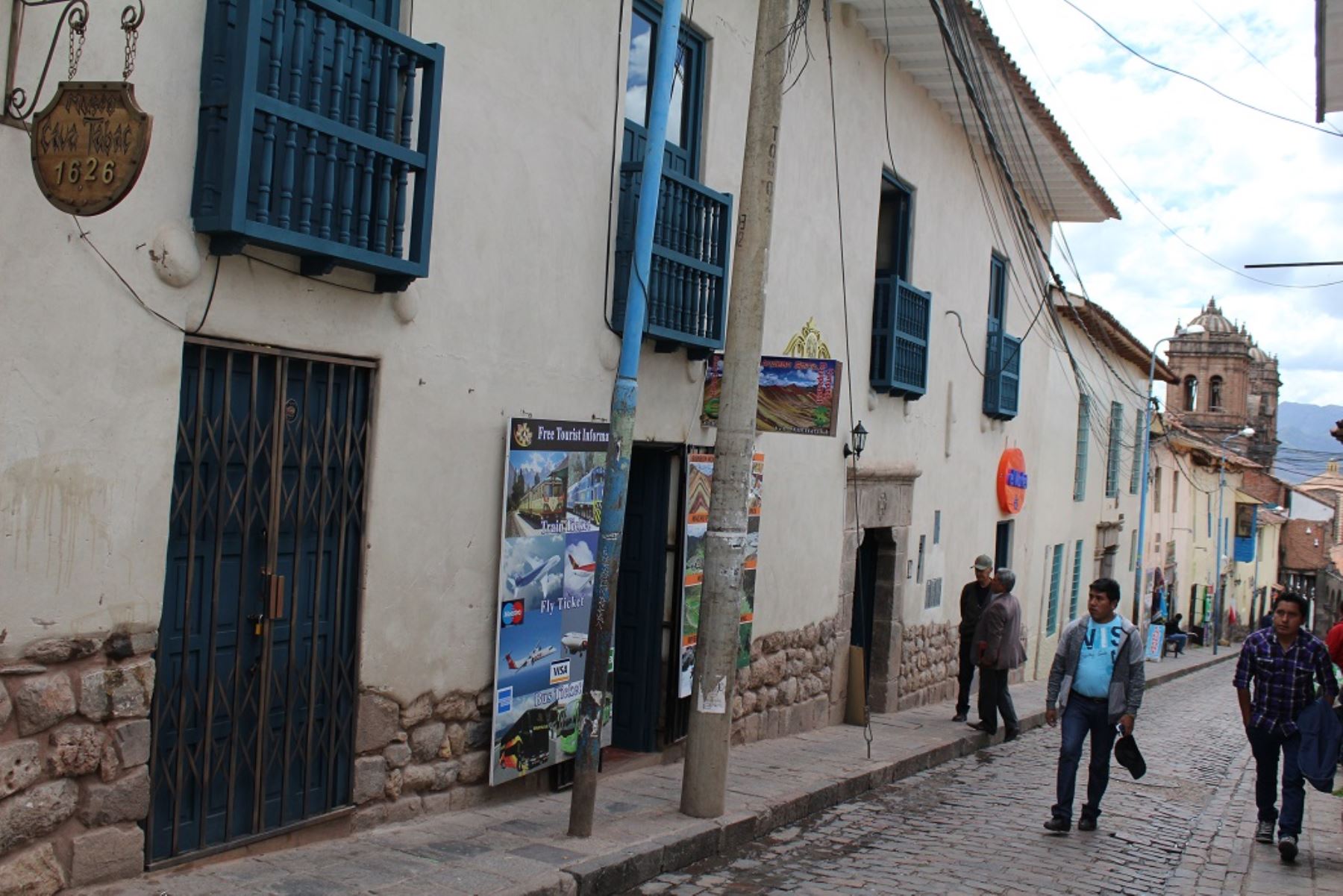 Restauran casona de arquitectura Inca y colonial en la ciudad de Cusco. ANDINA