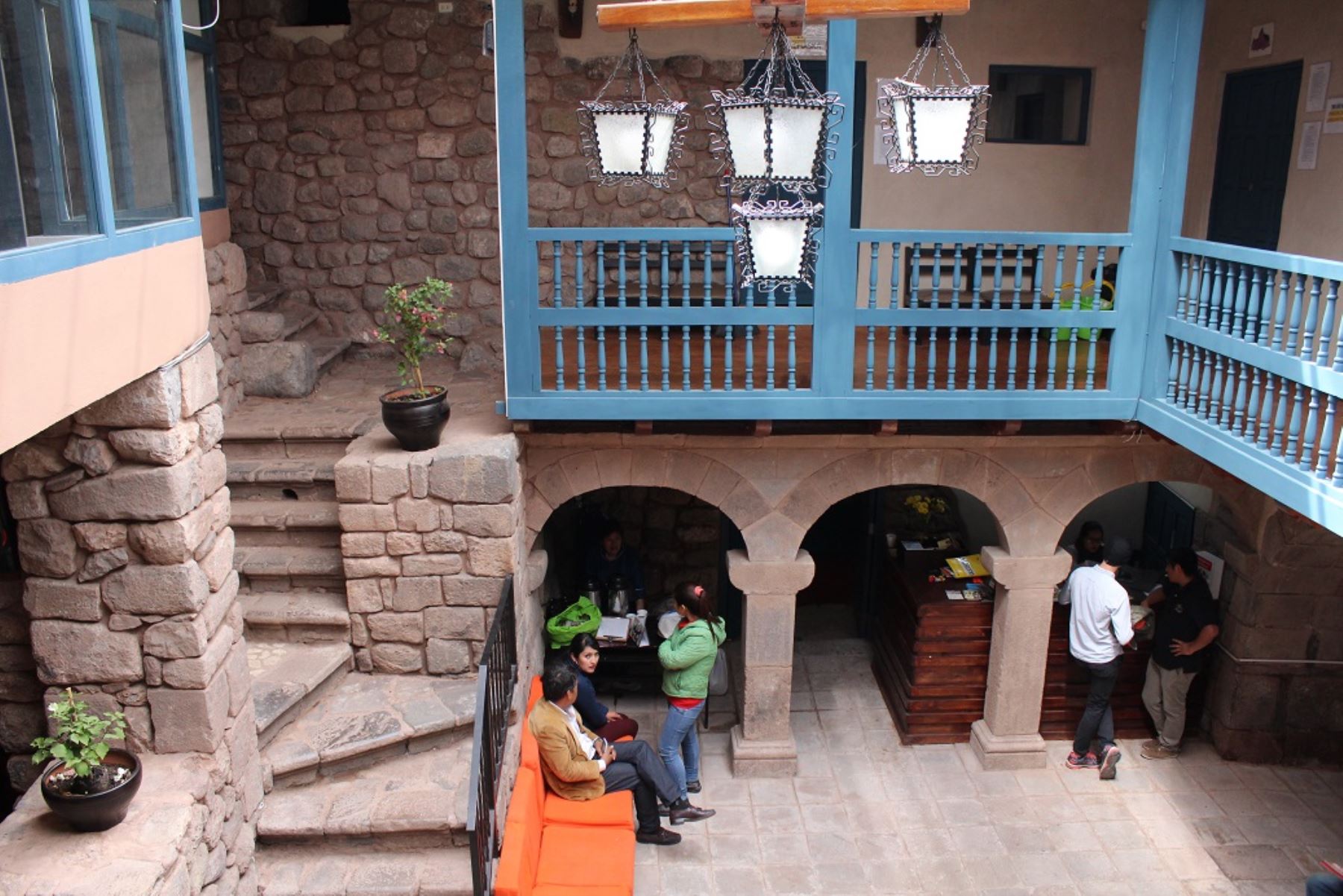 Restauran casona de arquitectura Inca y colonial en la ciudad de Cusco. ANDINA
