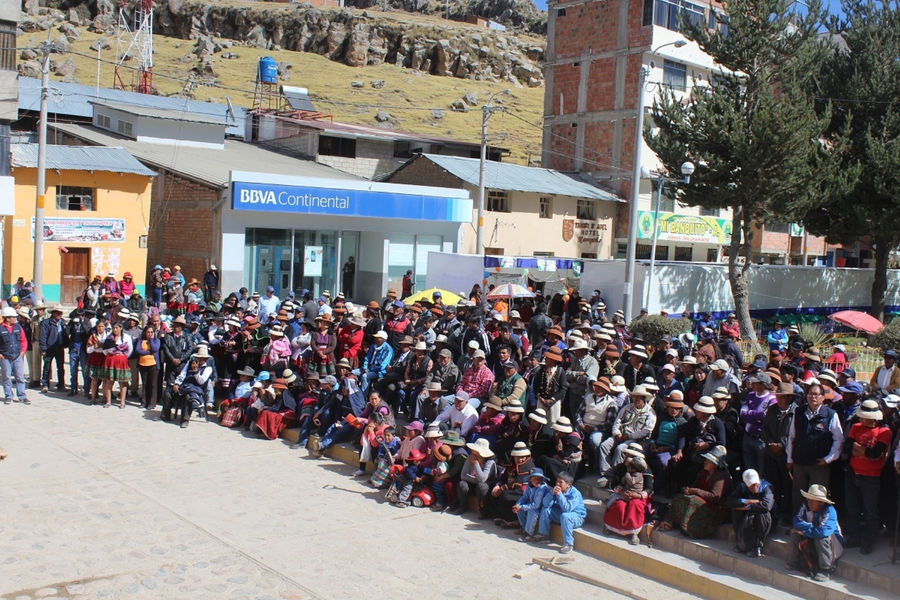 Muestran avances de obras de agua y saneamiento en Challhuahuacho, Apurímac.