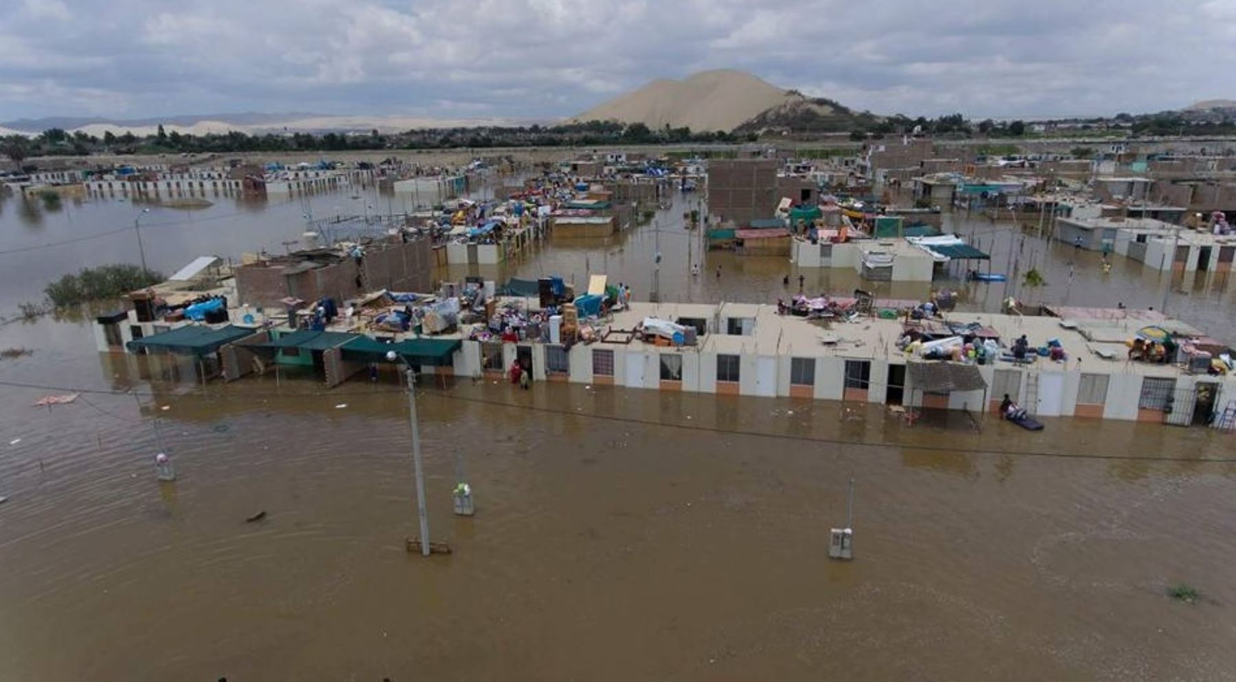 Inundación en distritos de la región dejó más de 5,000 familias damnificadas. Foto: Emerson Bautista Linares