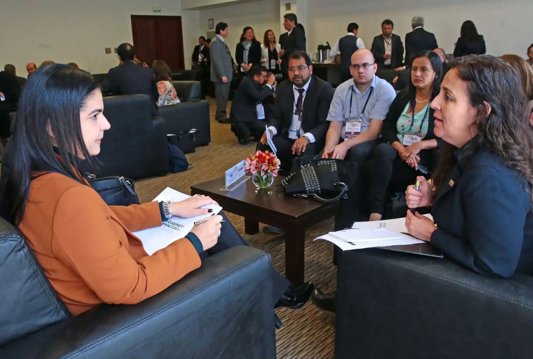 AREQUIPA-PERU-ENERO 27. Reunión Bilateral de los ministros de estado de Perú y Colombia. Foto ANDINA/ Carlos Lezama