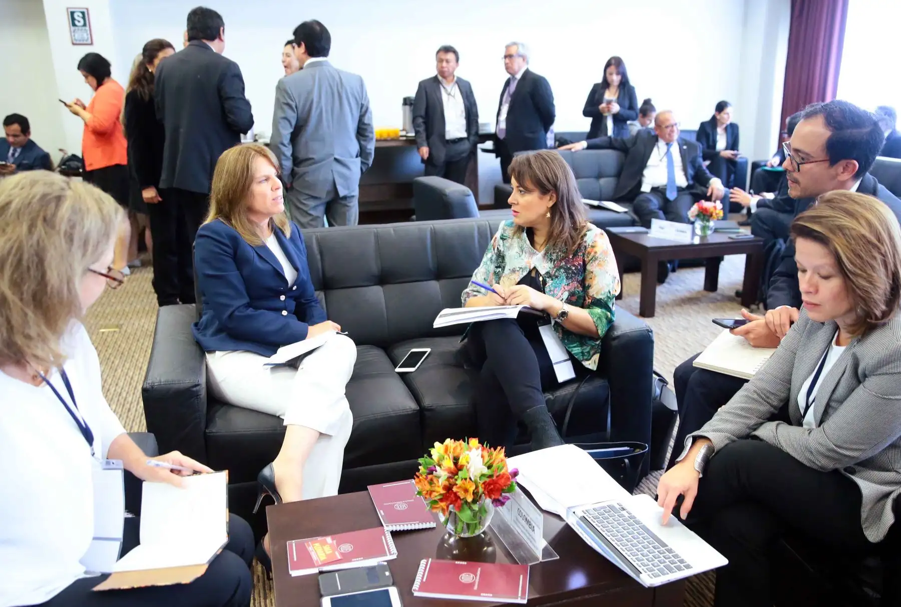 AREQUIPA-PERU-ENERO 27. Reunión Bilateral de los ministros de estado de Perú y Colombia. Foto ANDINA/ Carlos Lezama
