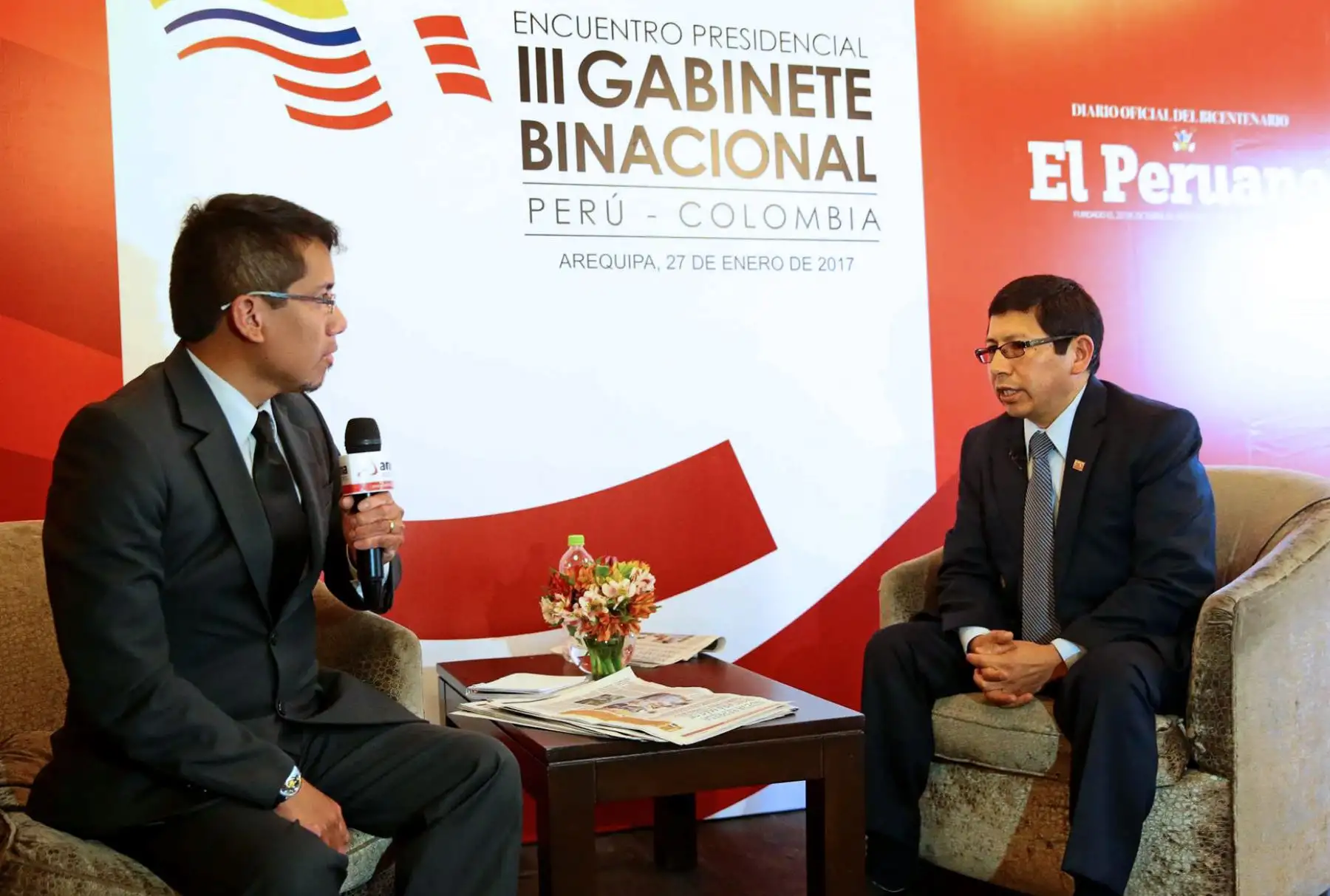 AREQUIPA-PERU ENERO 27.
Entrevista a Ministro de Vivienda, Edmer Trujillo. Foto: ANDINA/Carlos Lezama