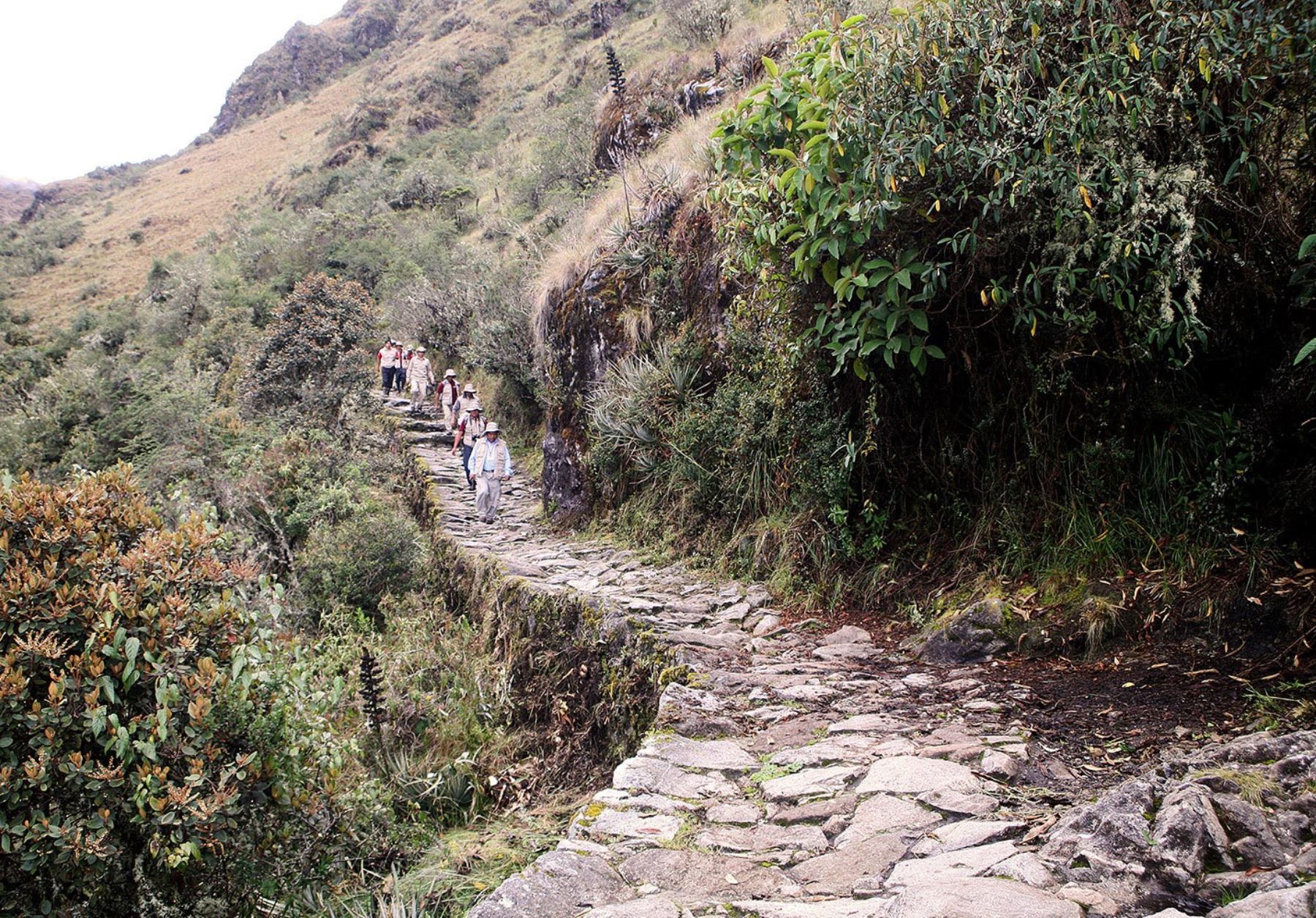 Cerrarán Camino Inca a Machu Picchu, en Cusco, por trabajos de mantenimiento y conservación. ANDINA