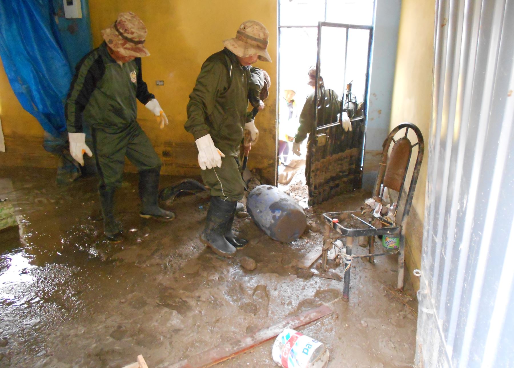 Lluvias y huaicos causaron severos daños en viviendas de Arequipa. ANDINA