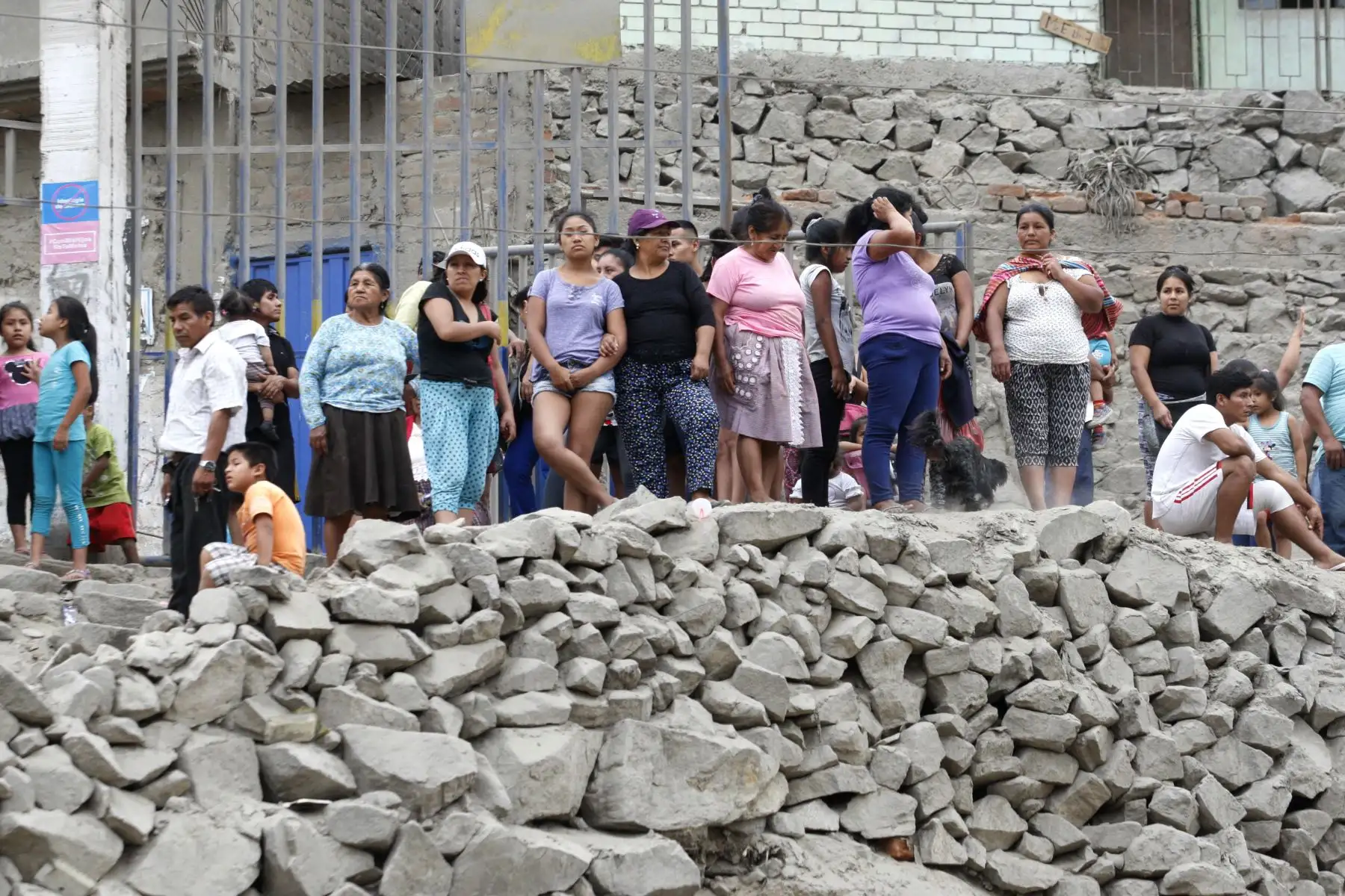 LIMA,PERÚ  - FEBRERO 01. Alarma por crecida del caudal del río Huaycoloro. Foto: ANDINA/ Eddy Ramos.