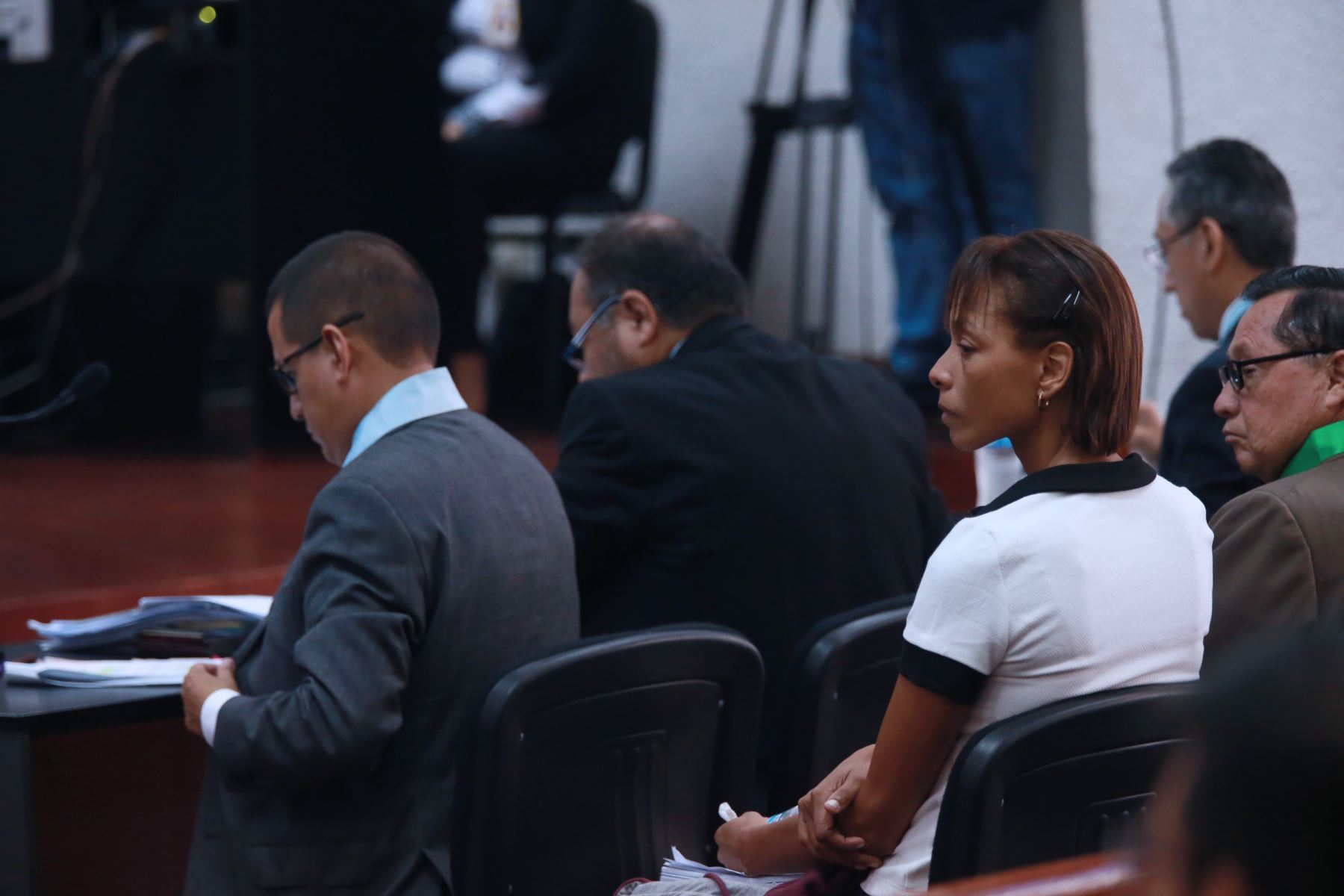 Jessica Tejada asiste a audiencia en la Sala Penal Nacional. ANDINA/Norman Córdova