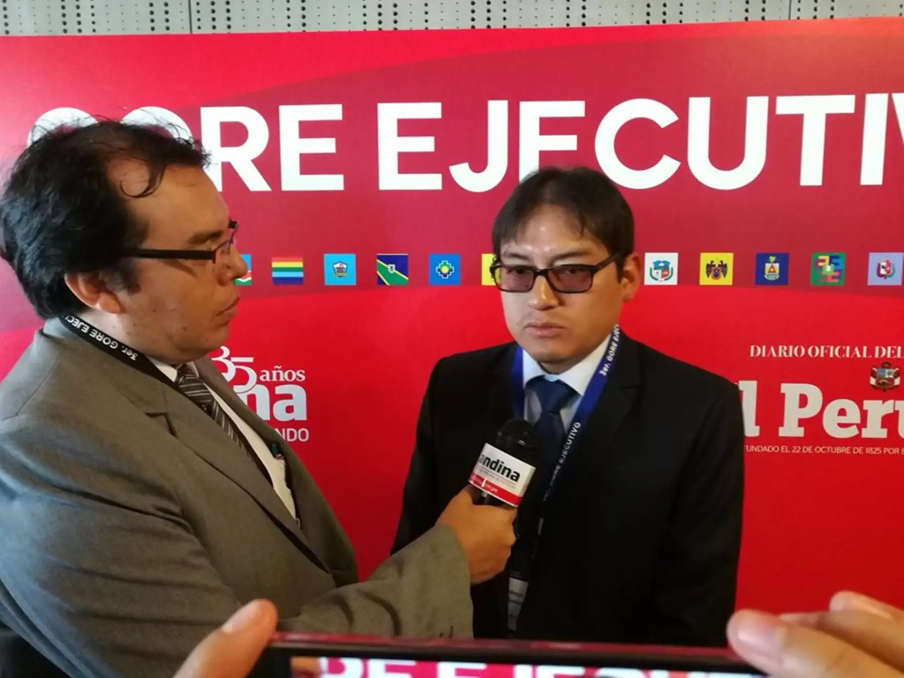 Gobernador regional de Áncash, Enrique Vargas, participa de III GORE Ejecutivo. ANDINA