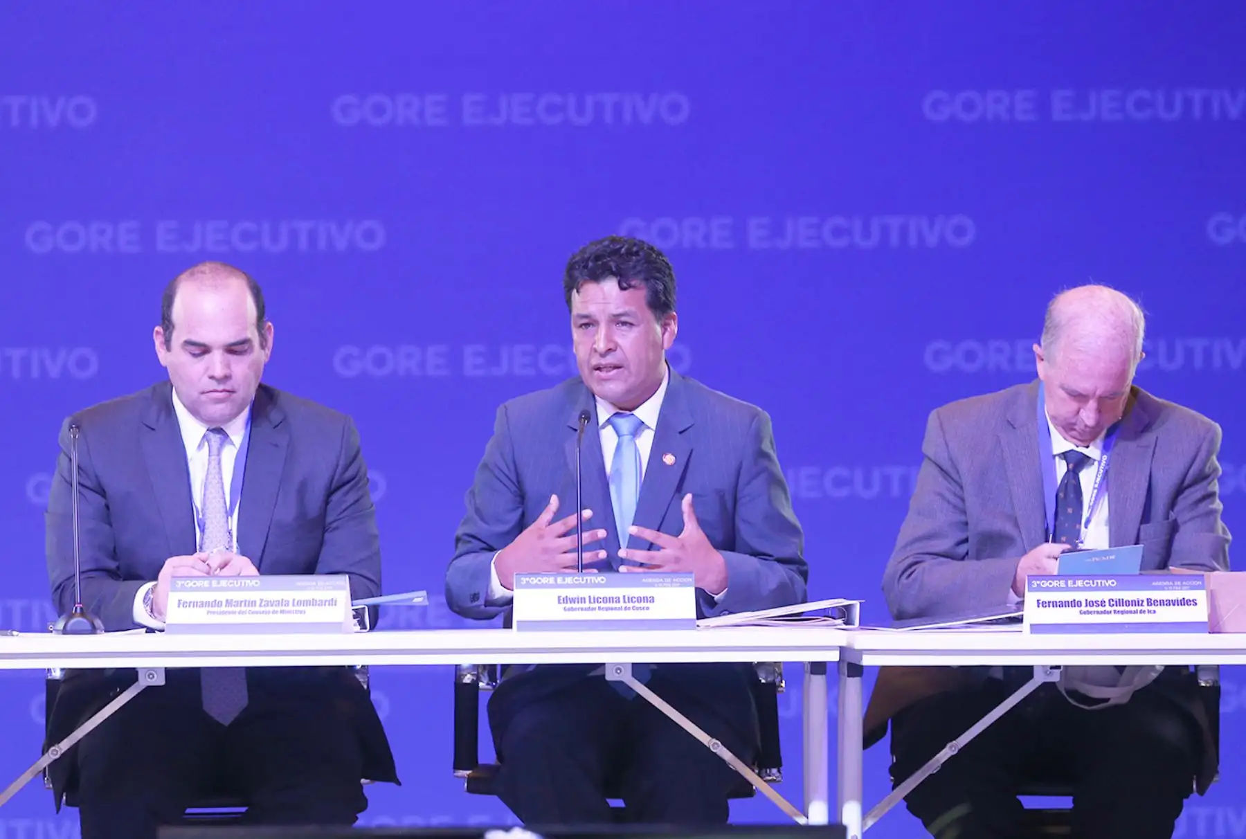 LIMA, PERÚ- FEBRERO 09. Primer Ministro Fernando Zavala, inaguró  III Gore Ejecutivo ”Agenda de Acción” 2017, en el Centro de Convenciones. Foto Andina/Dante Zegarra.