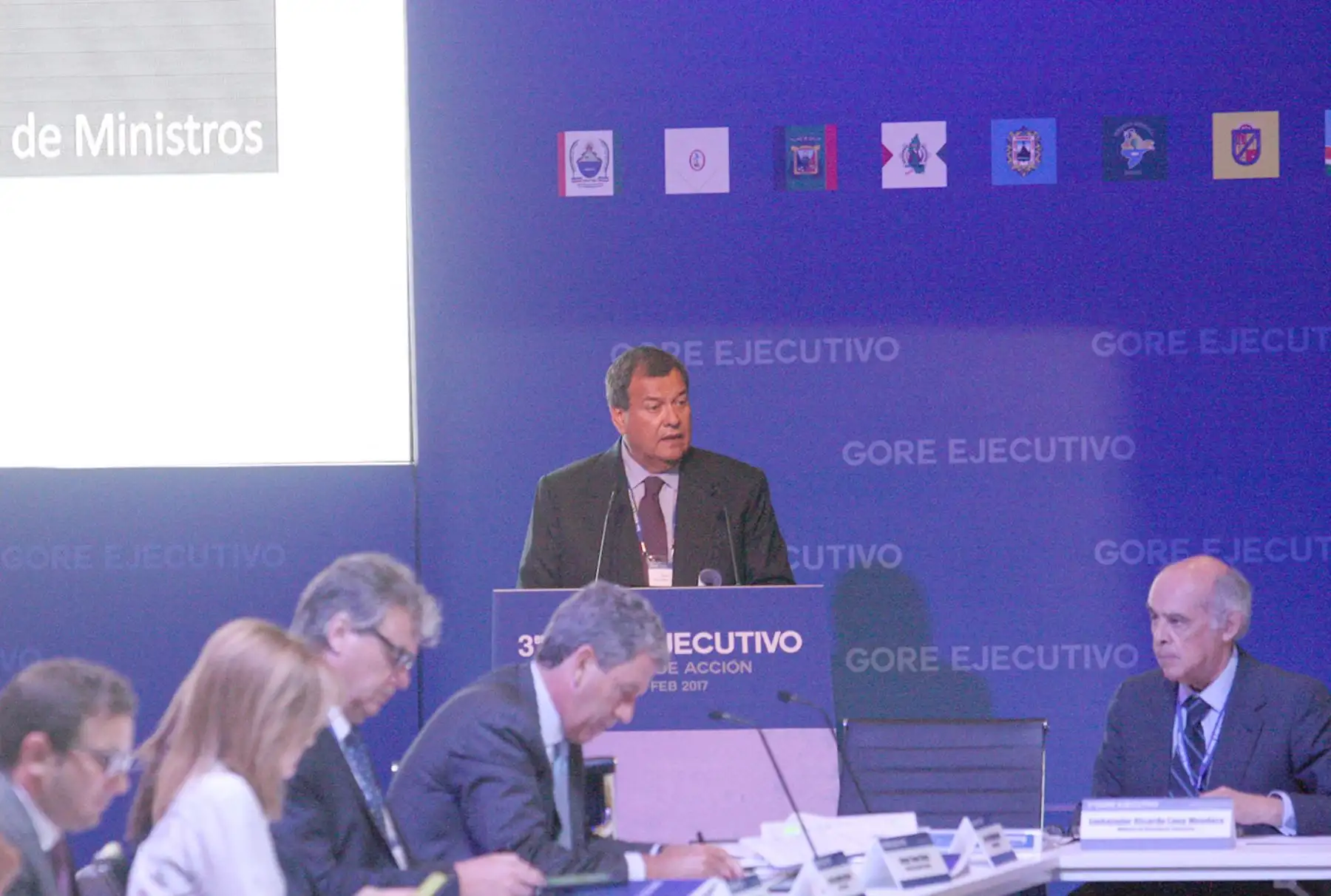 LIMA, PERÚ- FEBRERO 09.Ministro de Economía Alfredo Eduardo Thorne , participa en el  III Gore Ejecutivo ”Agenda de Acción” 2017, en el Centro de Convenciones. Foto Andina/Jhony Laurente.