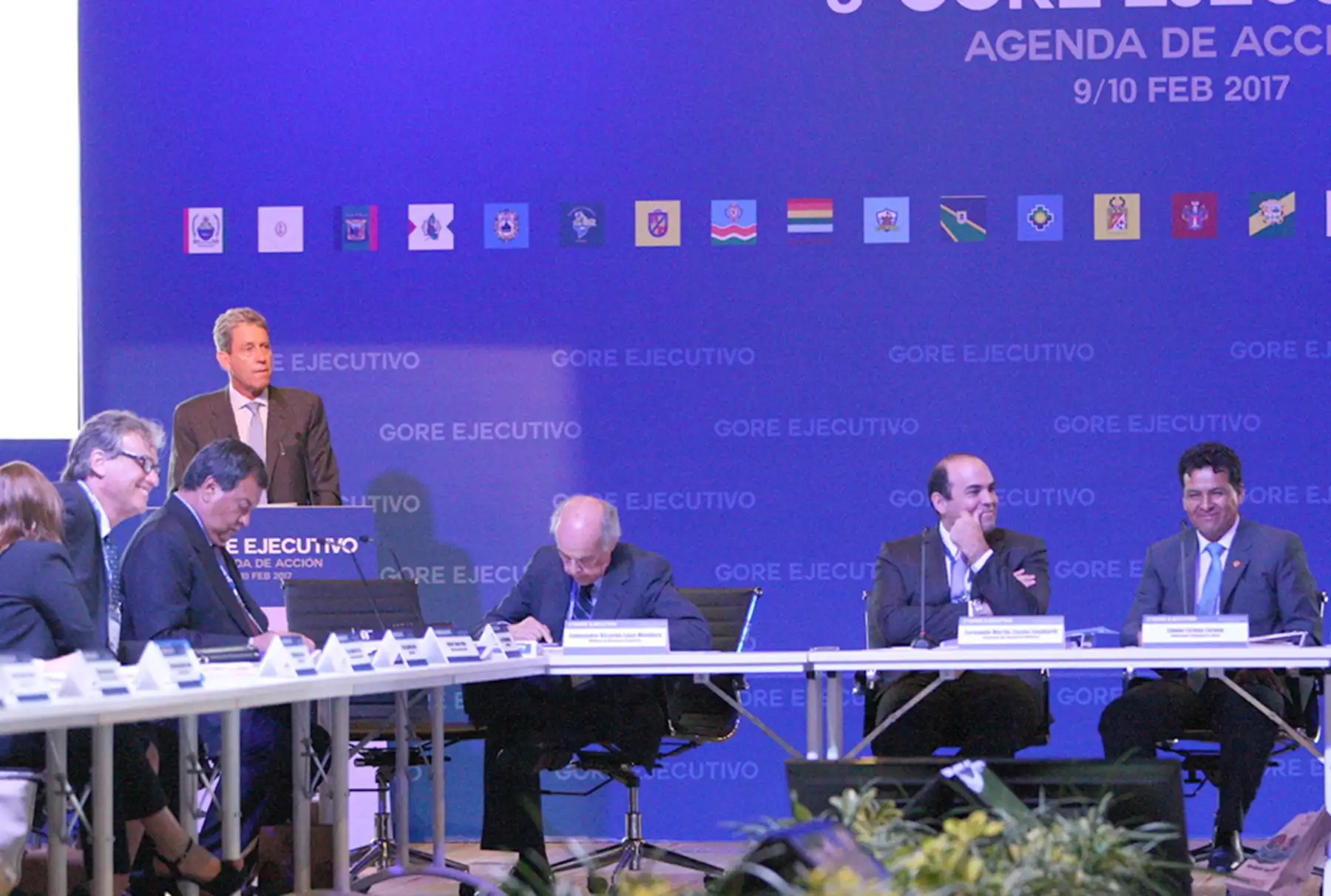 LIMA, PERÚ- FEBRERO 09.Ministro de Economía Alfredo Eduardo Thorne , participa en el  III Gore Ejecutivo ”Agenda de Acción” 2017, en el Centro de Convenciones. Foto Andina/Jhony Laurente.