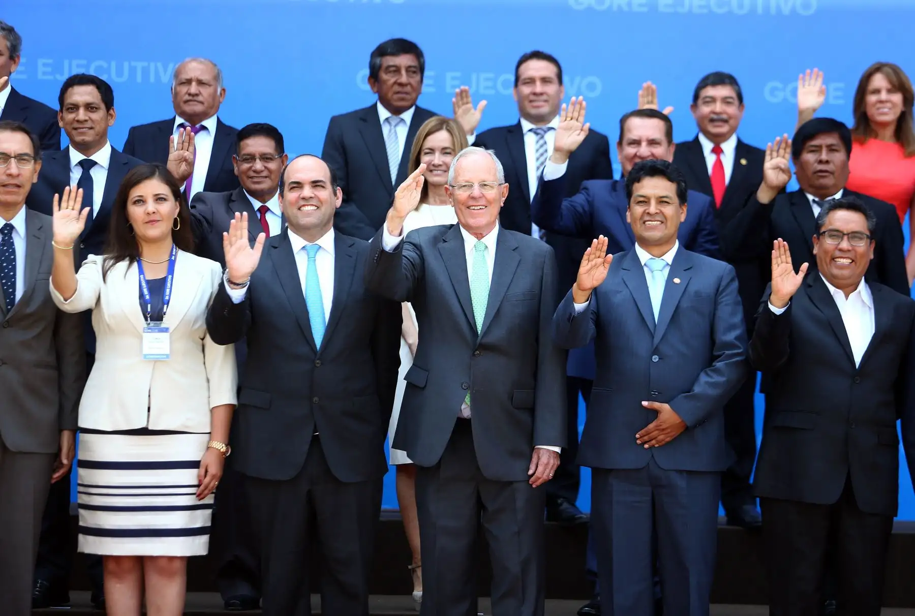 Fotografía Oficial del III Gore Ejecutivo, en Palacio de Gobierno. Foto: ANDINA/ Prensa Presidencia