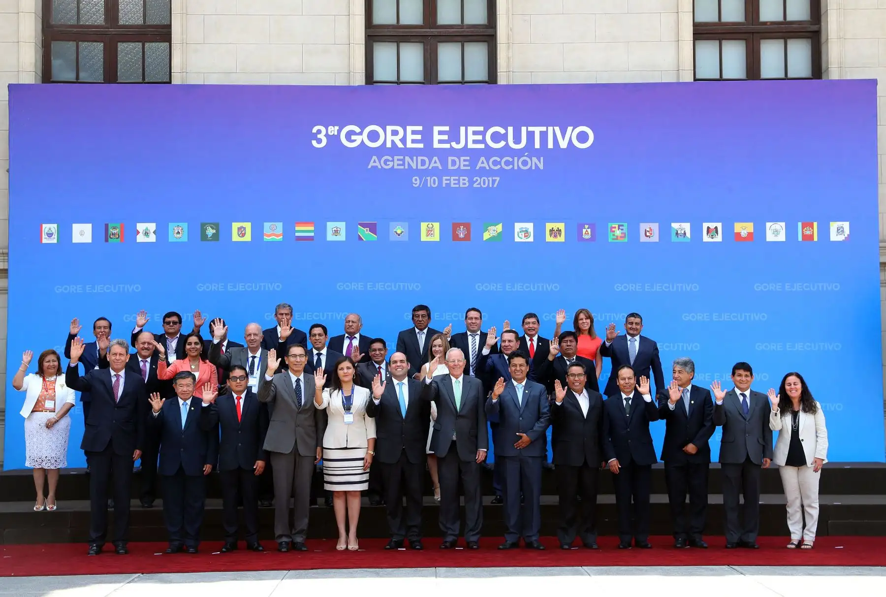 Fotografía Oficial del III Gore Ejecutivo, en Palacio de Gobierno. Foto: ANDINA/ Prensa Presidencia