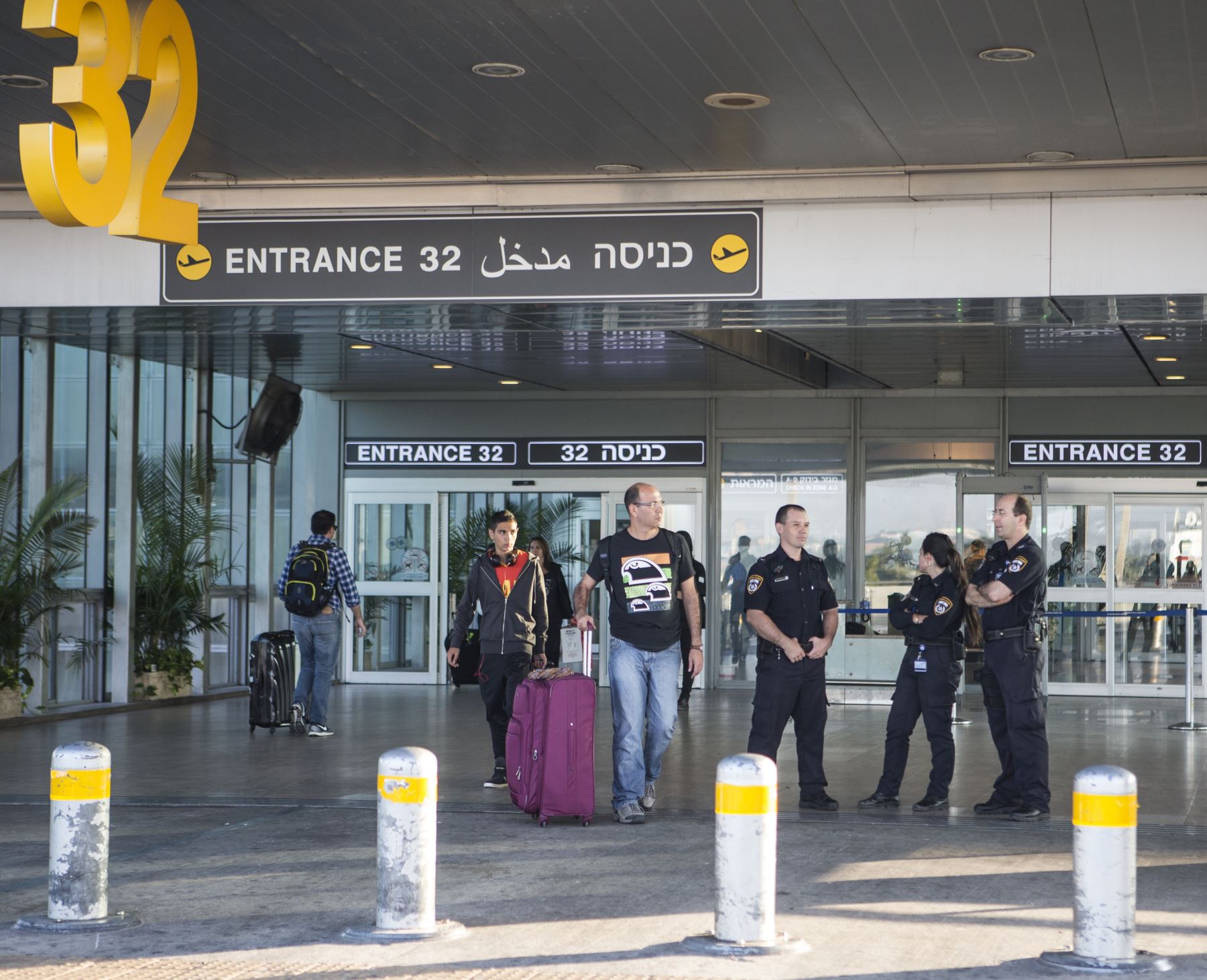 Aeropuerto de Ben Gurion. Foto: AFP.