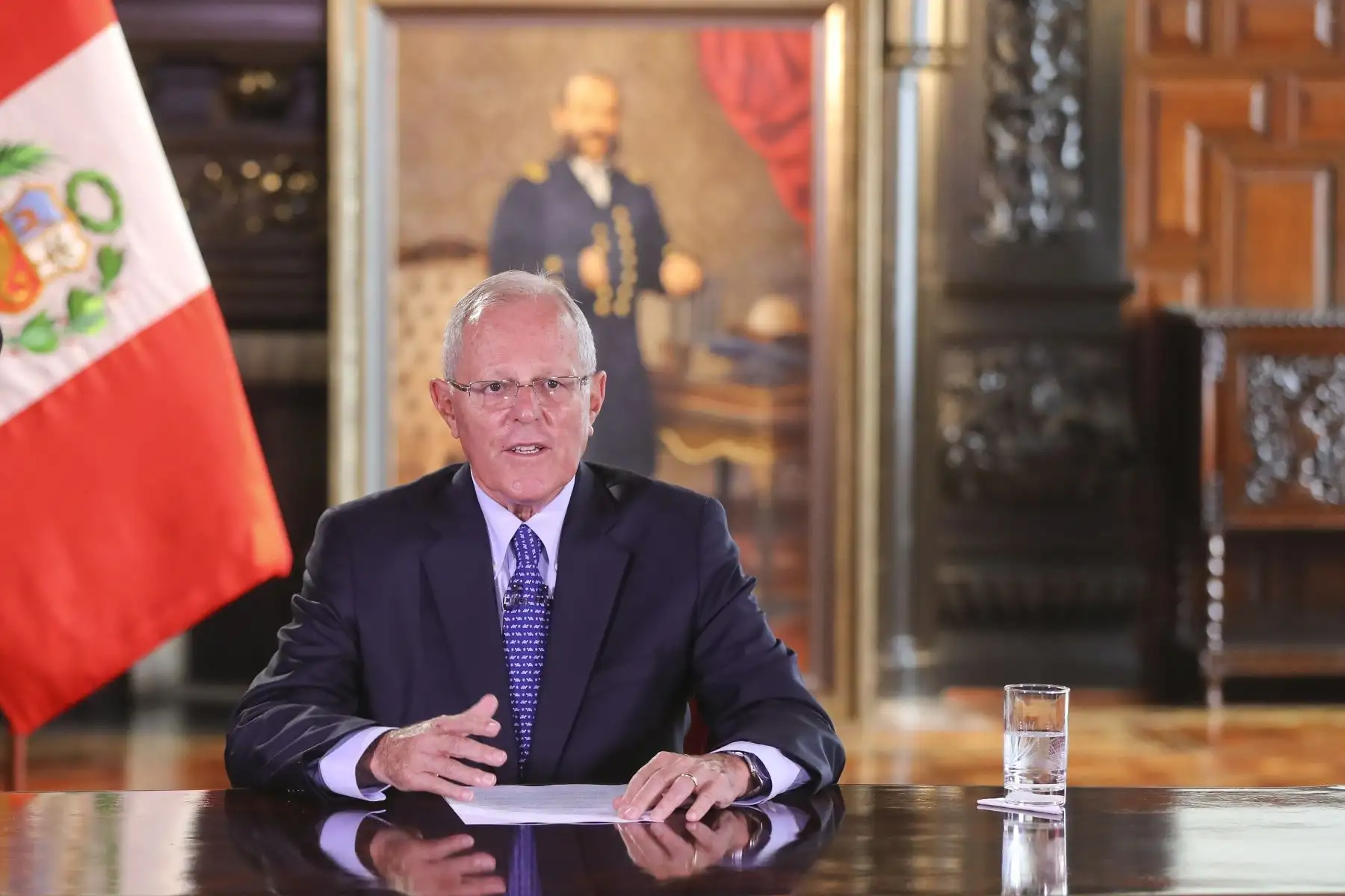 LIMA, PERÚ – FEBRERO 12.Mensaje a la Nación del señor presidente Pedro Pablo Kuczynski.Foto: ANDINA/Prensa Presidencia
