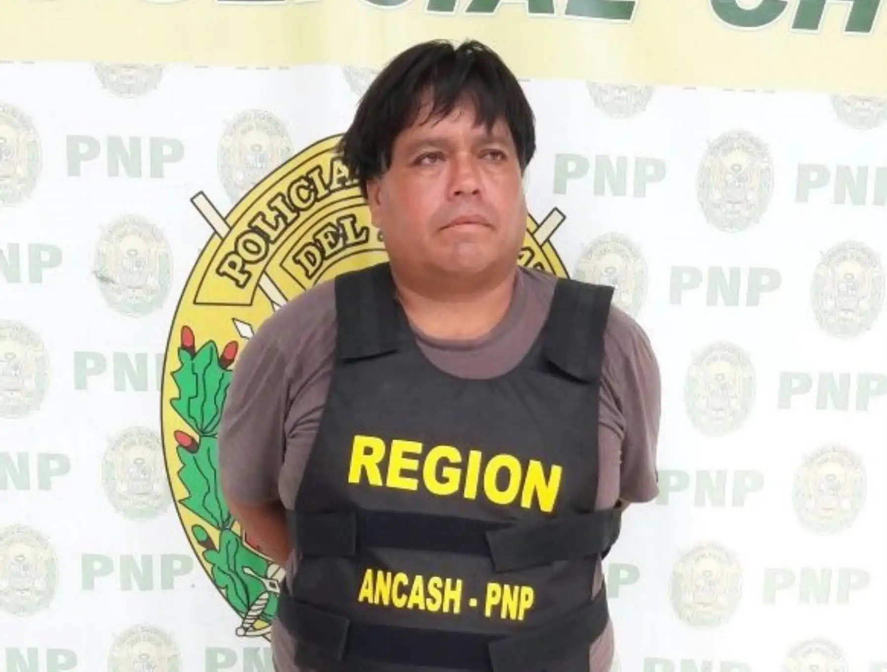 Policía capturó hoy a Gonzalo Luis Moreno Olivo (44), hermano de Rubén Moreno Olivo, alías “Goro”, ambos implicados en el primer atentado que sufrió el extinto consejero regional de Áncash, Ezequiel Nolasco. ANDINA