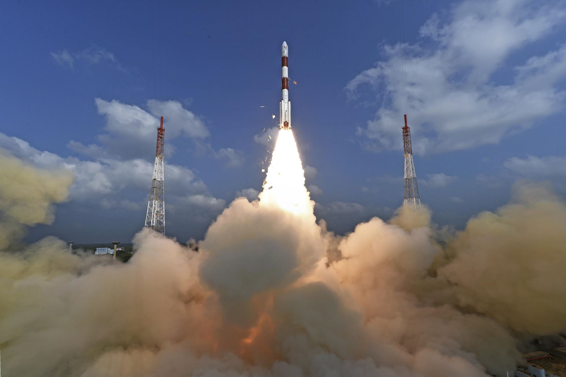 La India lanza 104 satélites al espacio. Foto: Efe.